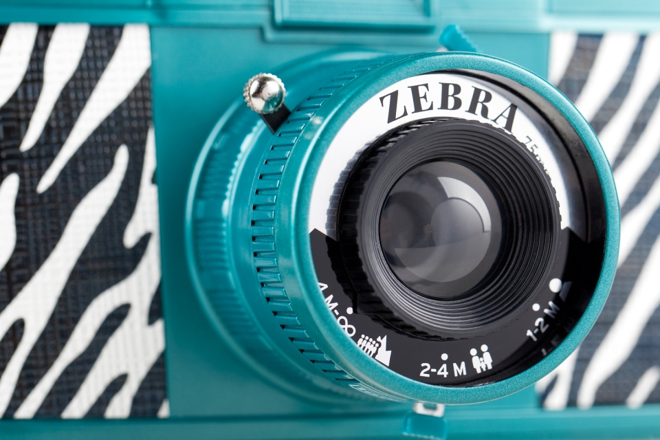 Die Linse der Diana F+ Zebra