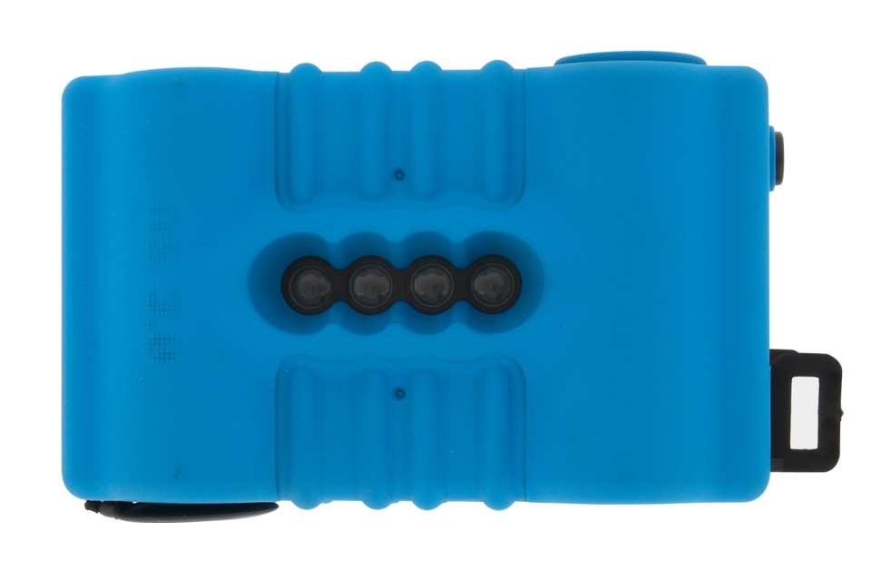 SuperSampler - Rubberized Blue - Front