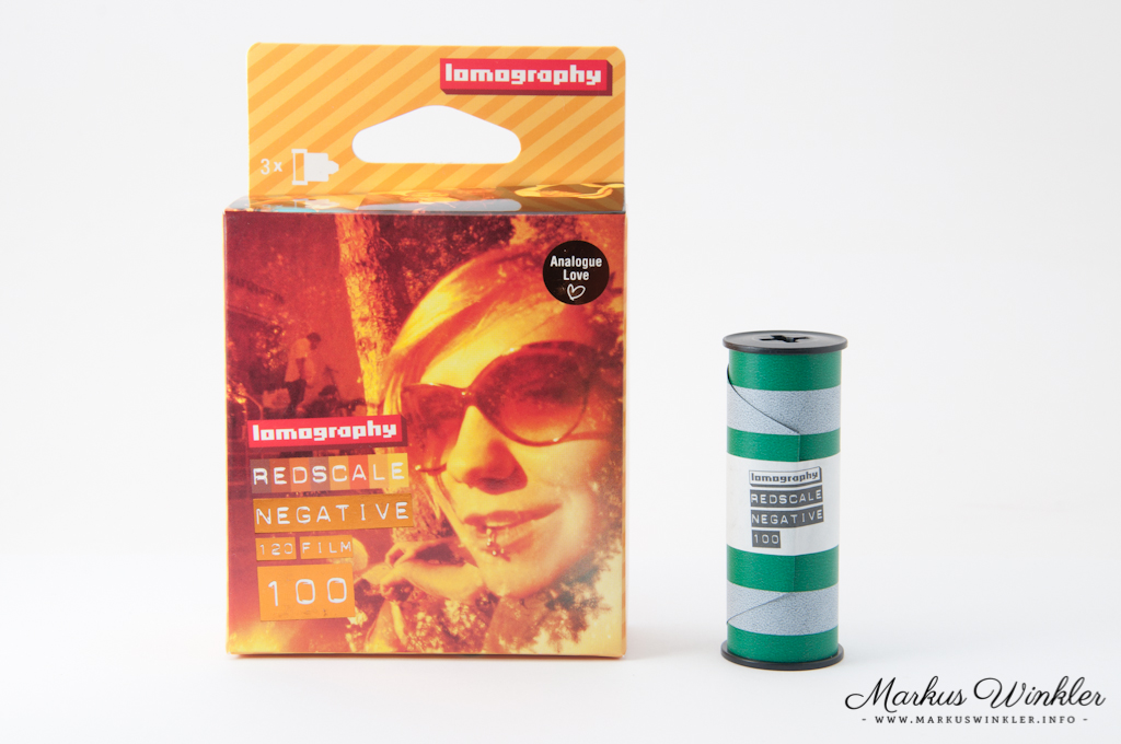 Der 100er Redscale von Lomography im Mittelformat