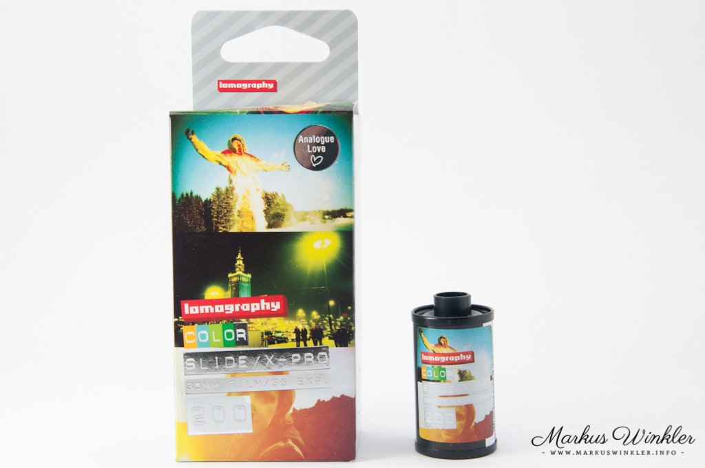 Der Diafilm von Lomography für die C-41 Crossentwicklung