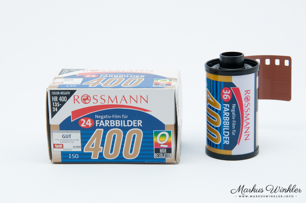 Der 400er Kleinbildfilm von Rossmann