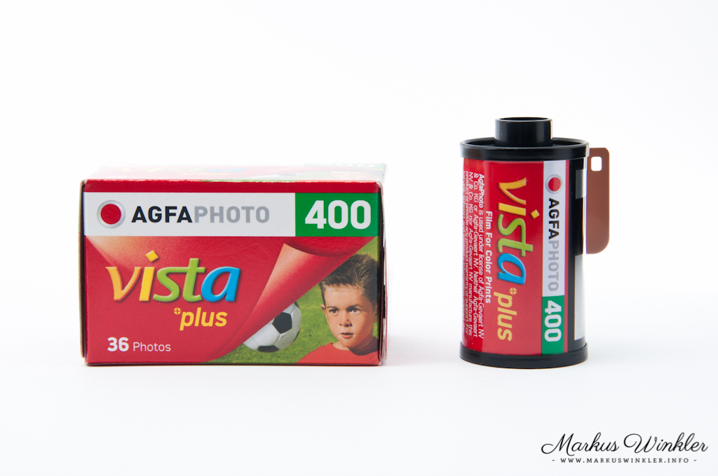 Der 400er Farbfilm mit dem roten Sensorpunkt