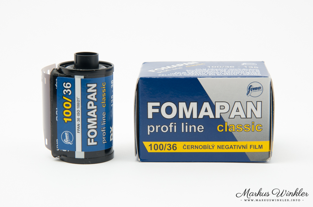 Der Fomapan 100 für Kleinbildkameras