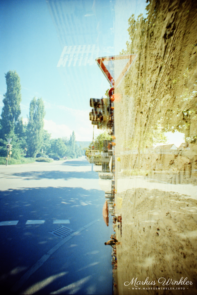 Doppelbelichtung aus einem Filmswap mit der Lomo LC-Wide
