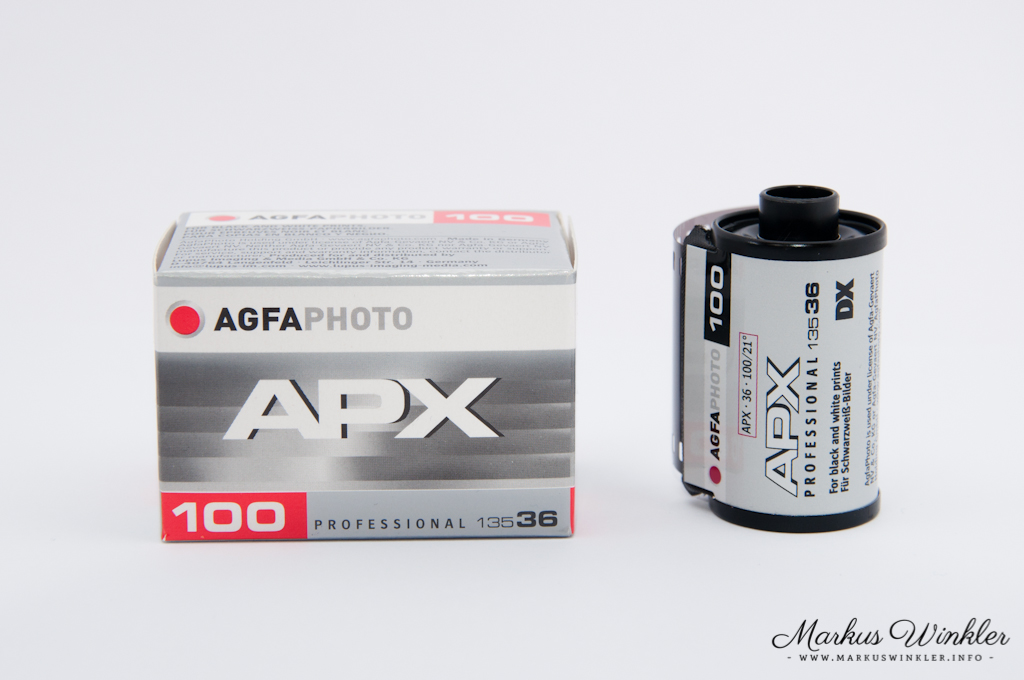 Der Kleinbildschwarzweißfilm von AgfaPhoto
