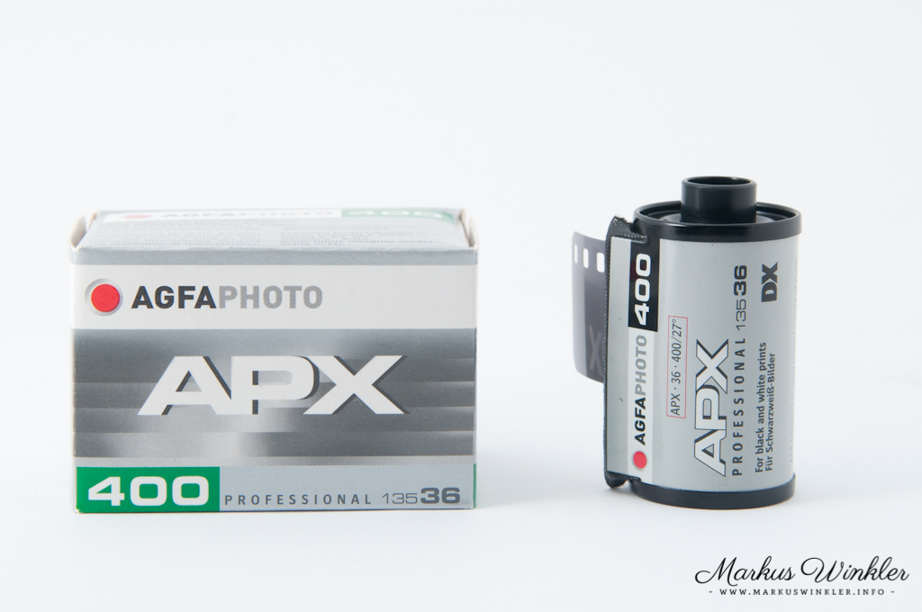Der ISO 400 Kleinbildschwarzweißfilm von AgfaPhoto