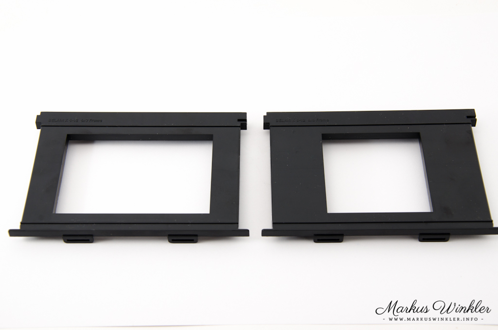 Die Masken für 6x6 und 6x9