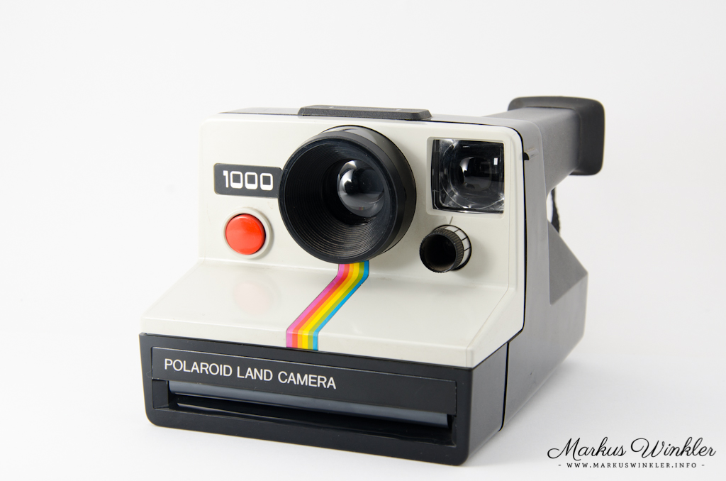 Die Polaroid 1000 SX-70 Kamera