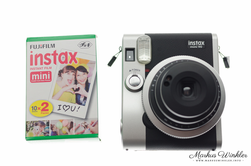 Filme für die Fujifilm Instax Mini 90 Neo Classic Sofortbildkamera