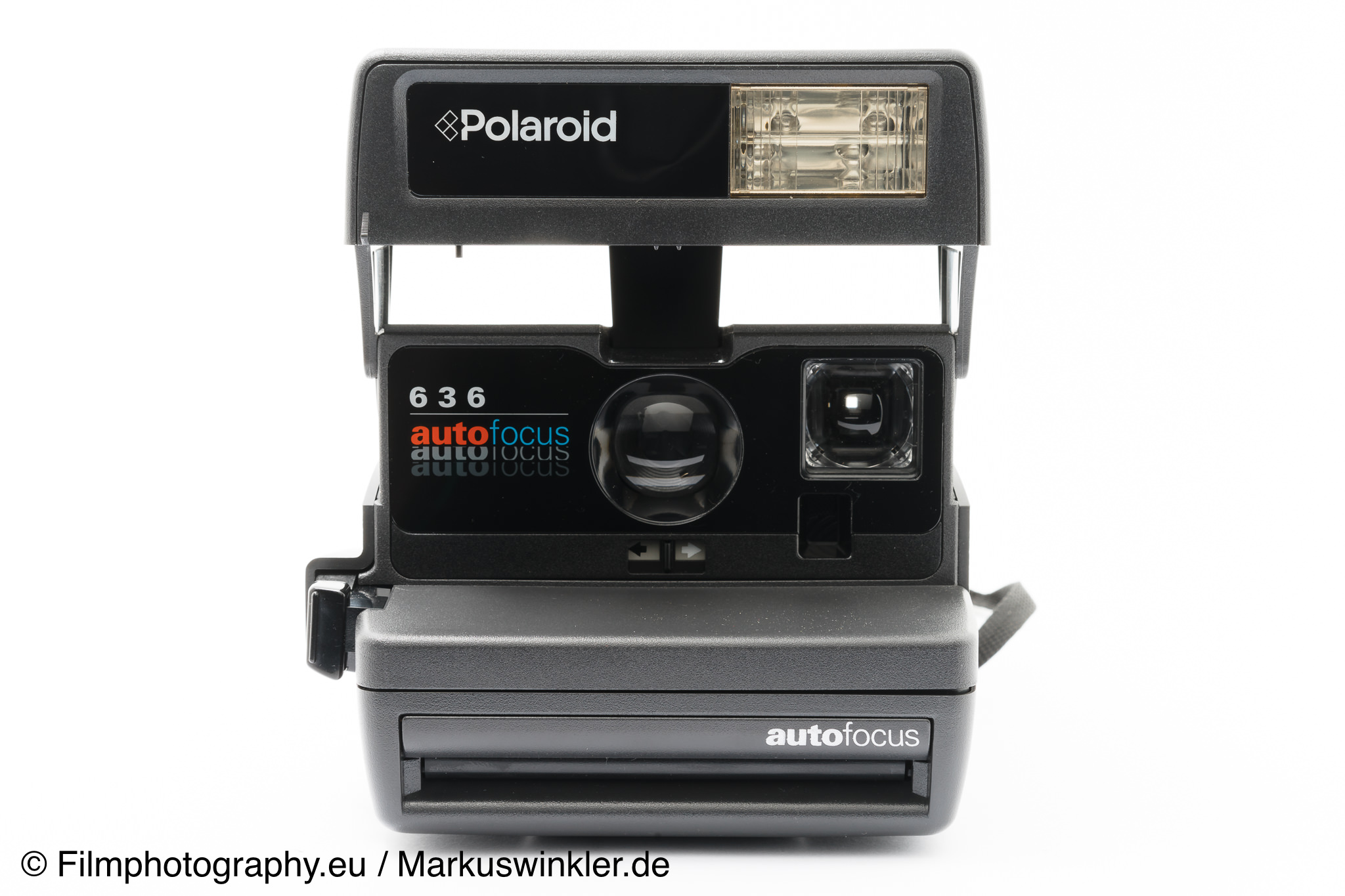 Die Polaroid 636 Autofocus Sofortbildkamera