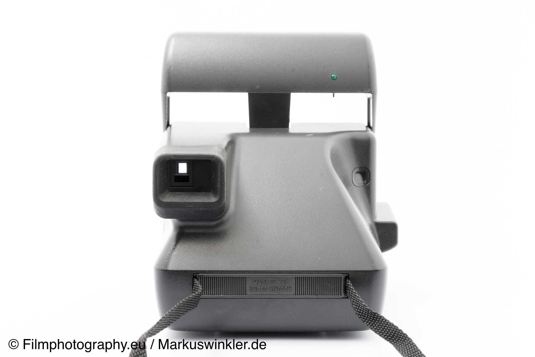 Die Rückseite der Polaroid 636 Closeup