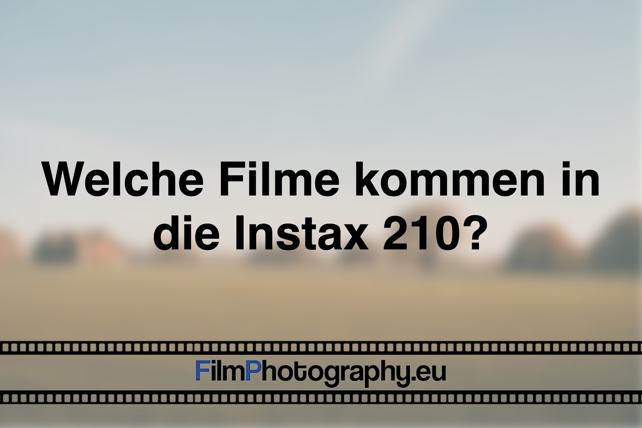 Welche Filme kommen in die Instax 210?