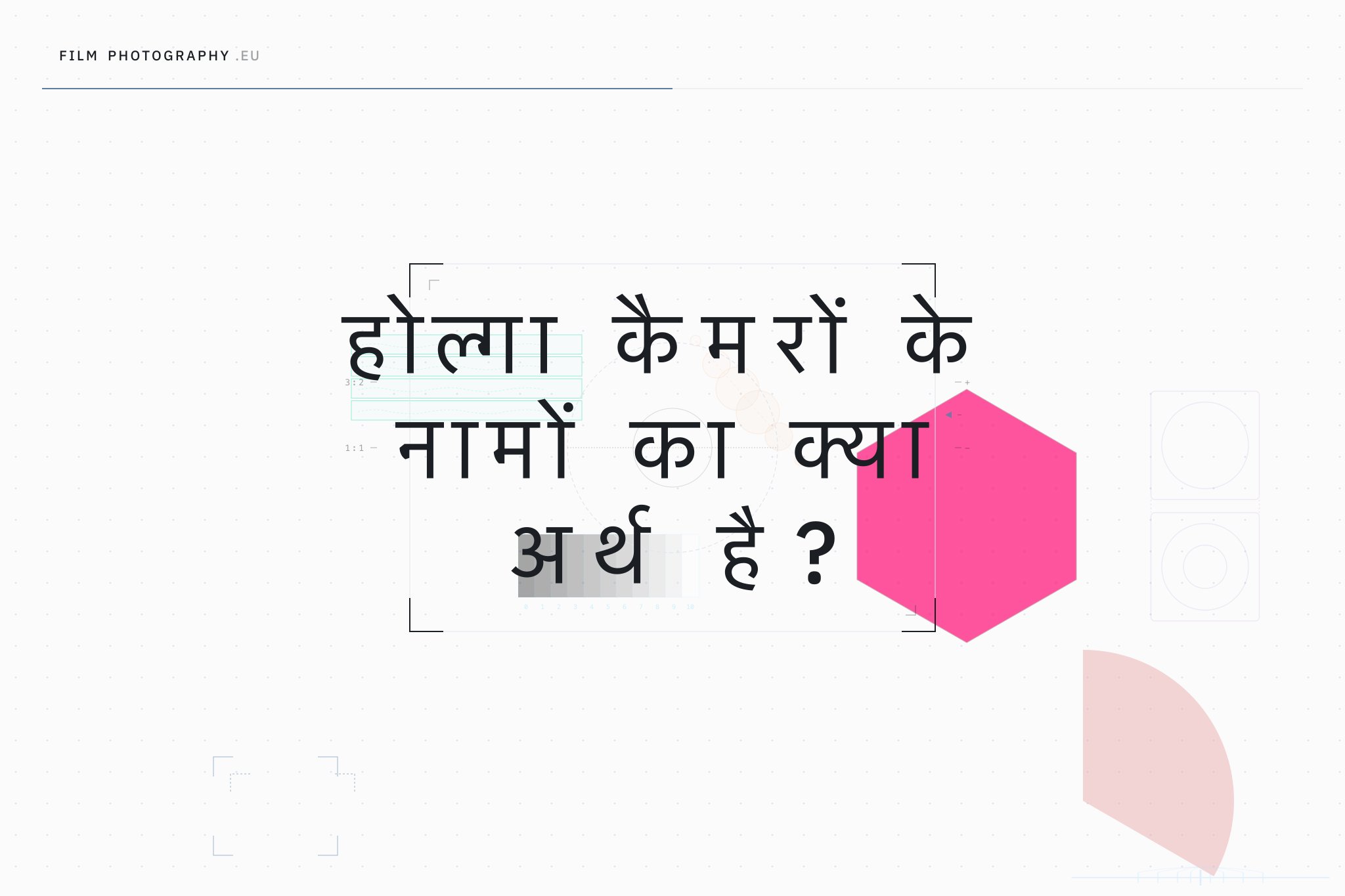 होल्गा कैमरों के नामों का क्या अर्थ है?