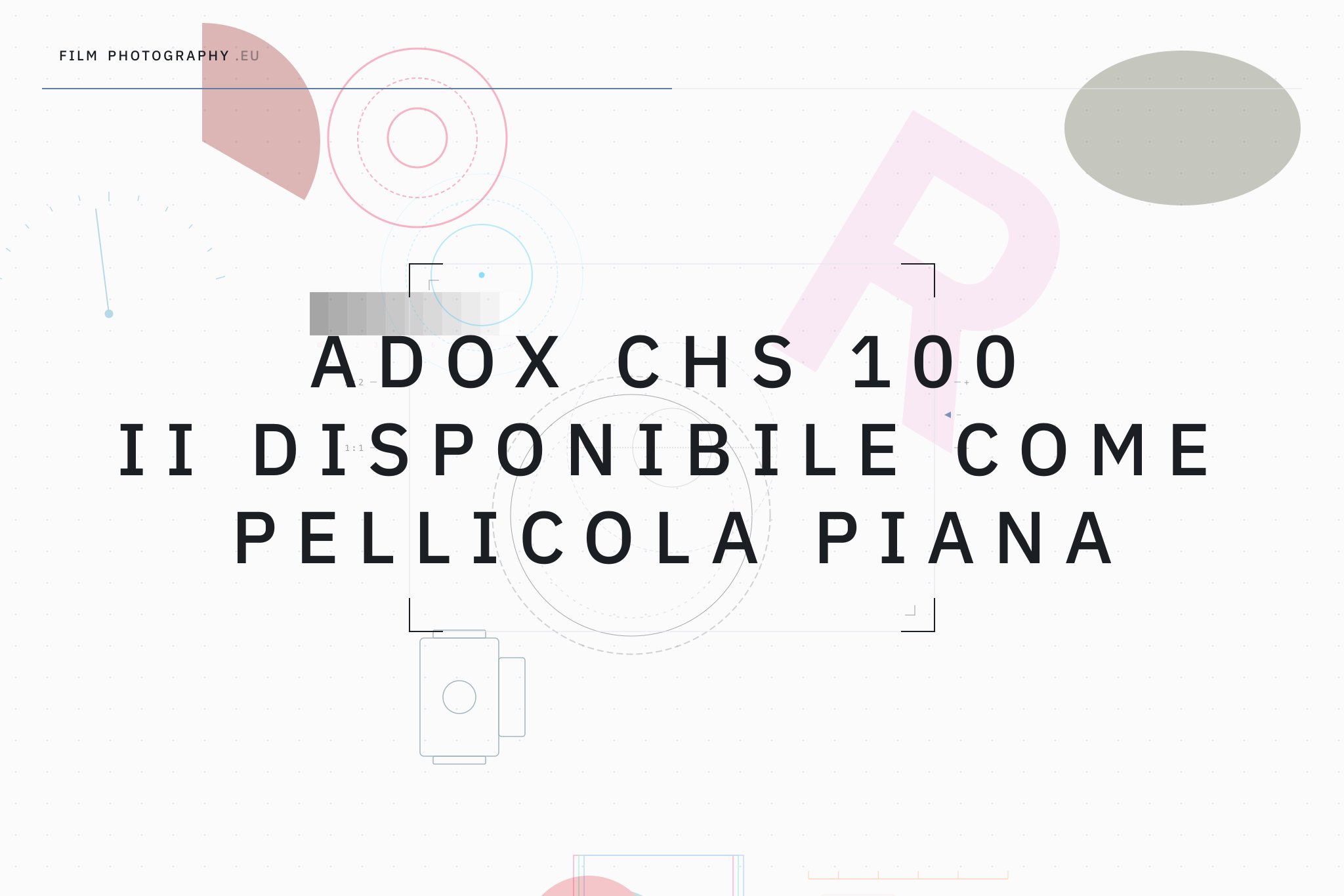 Adox CHS 100 II disponibile come pellicola piana