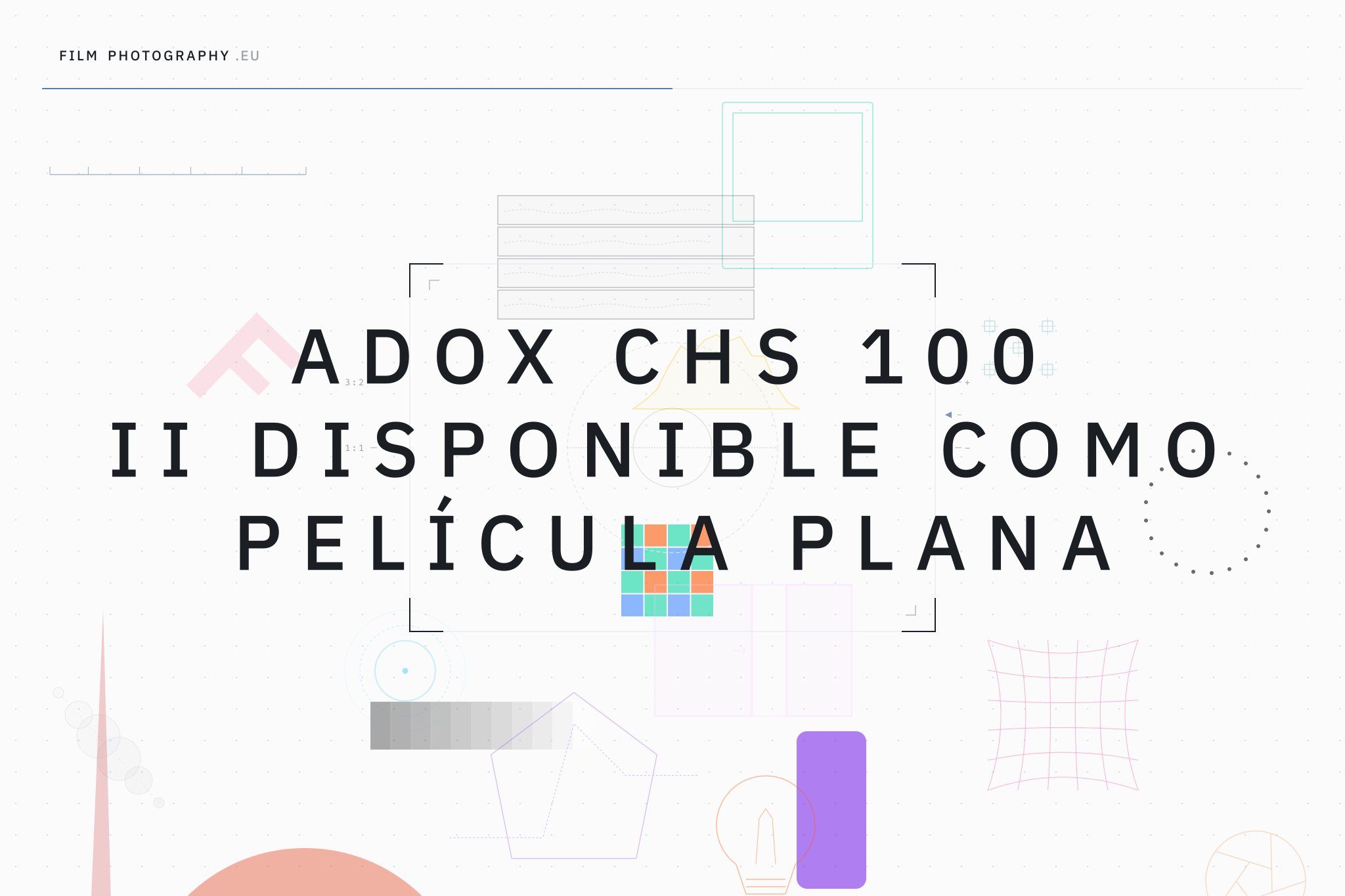 Adox CHS 100 II disponible como película plana
