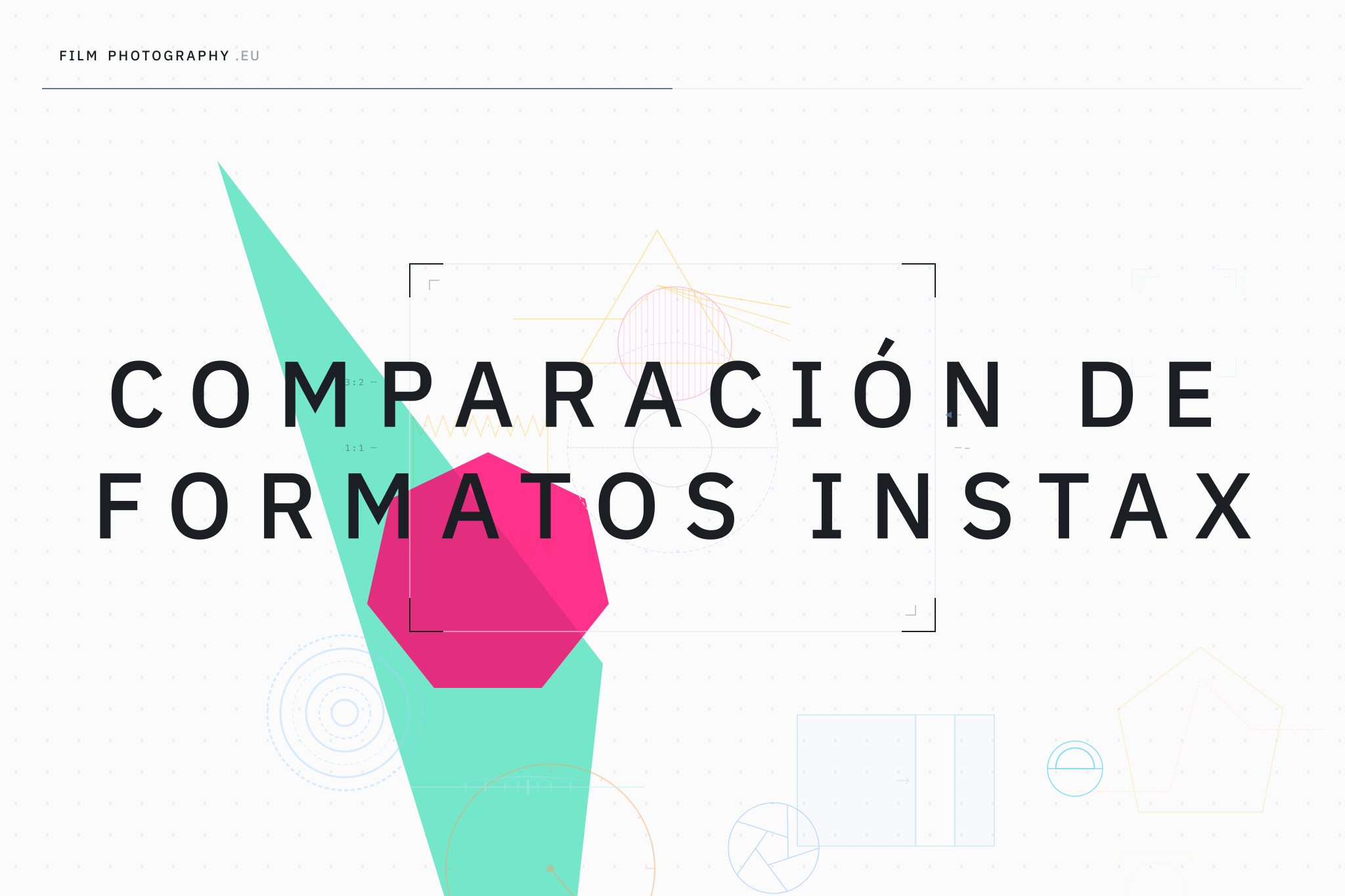 Comparación de formatos Instax