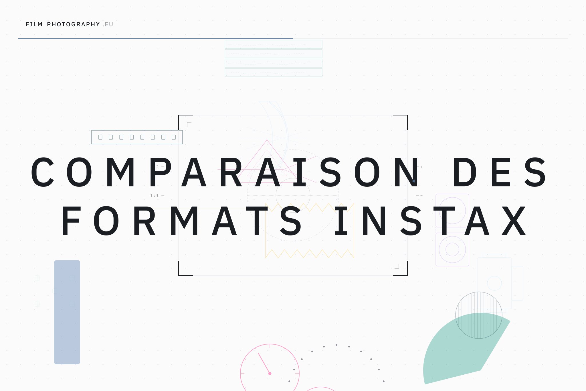 Comparaison des formats Instax