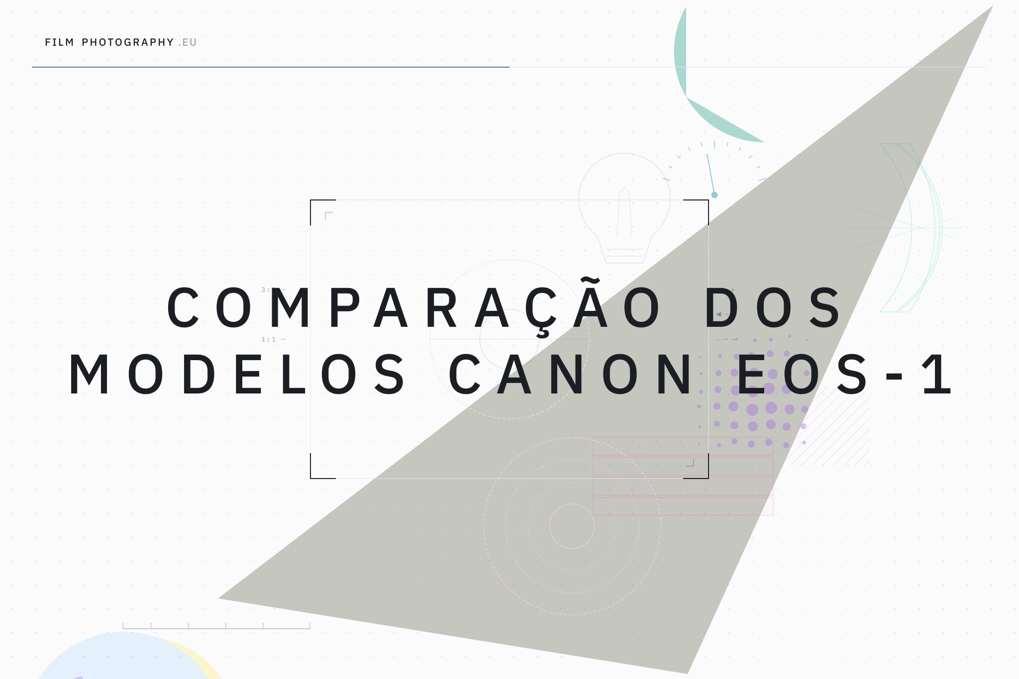 Comparação dos modelos Canon EOS-1