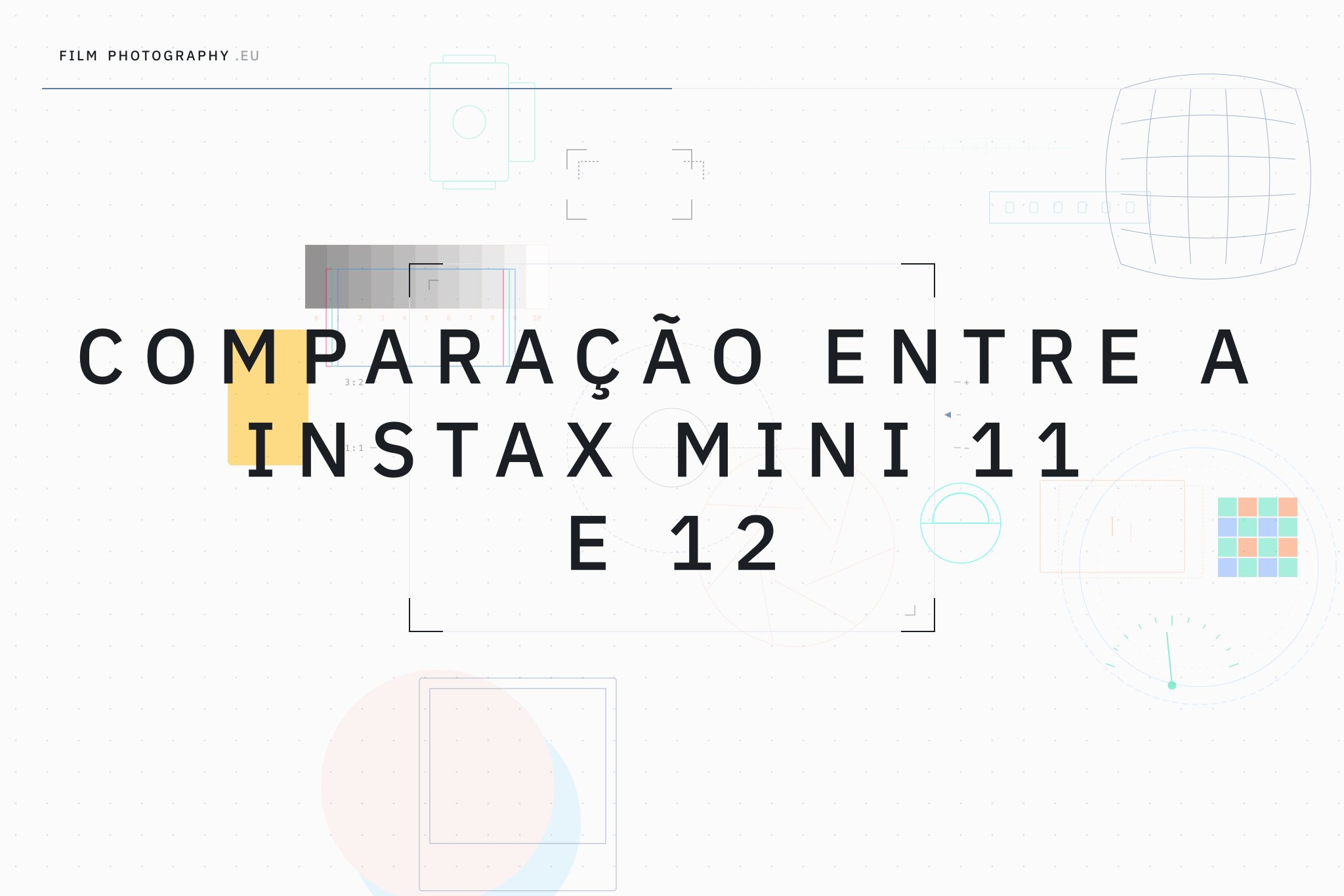 Comparação entre a Instax Mini 11 e 12