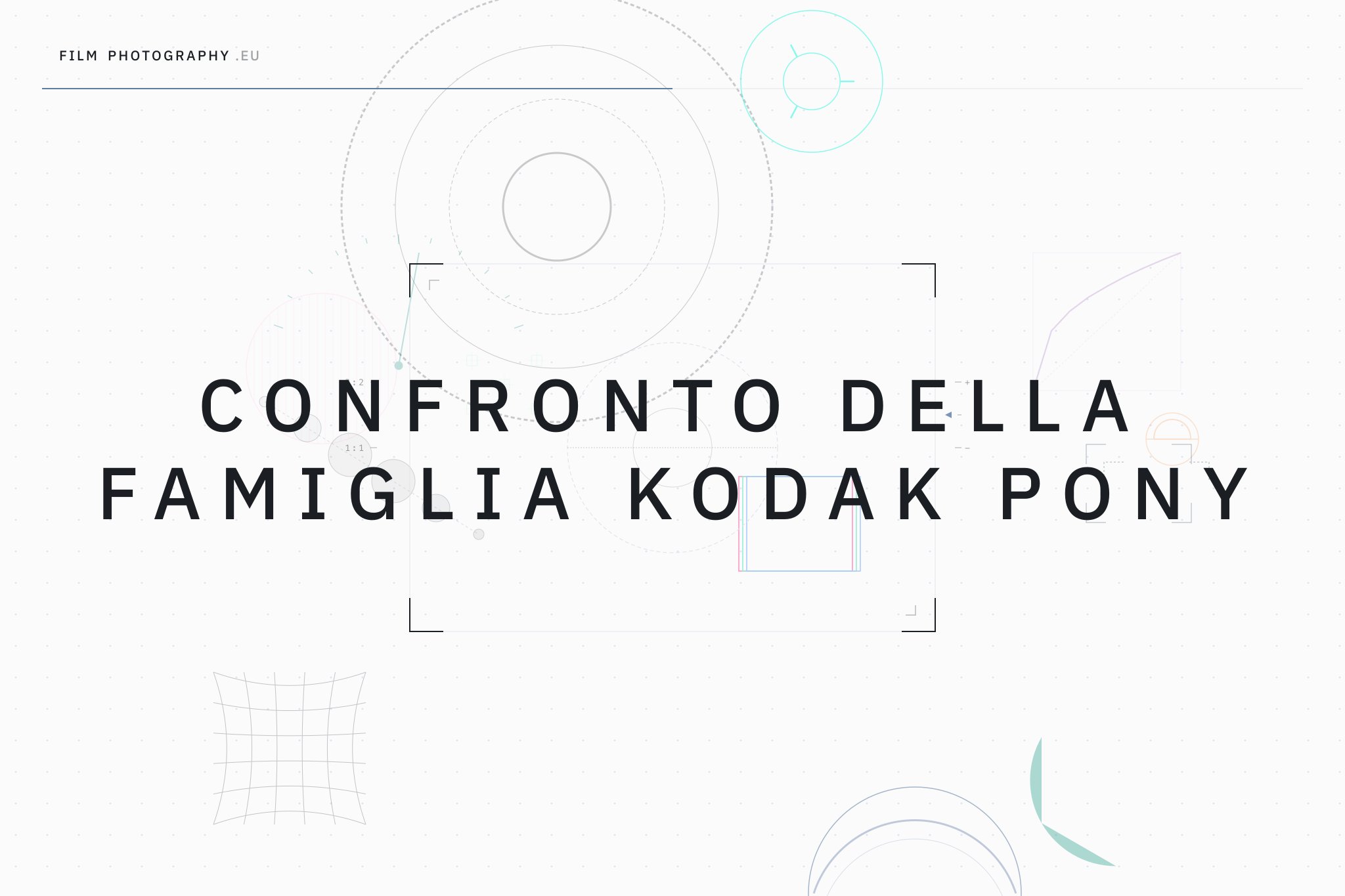 Confronto della famiglia Kodak Pony