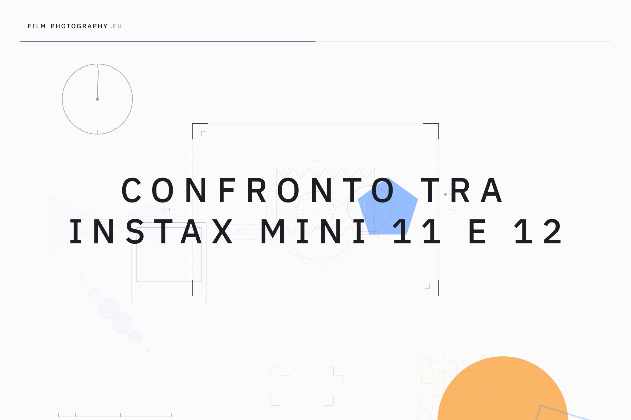 Confronto tra Instax Mini 11 e 12