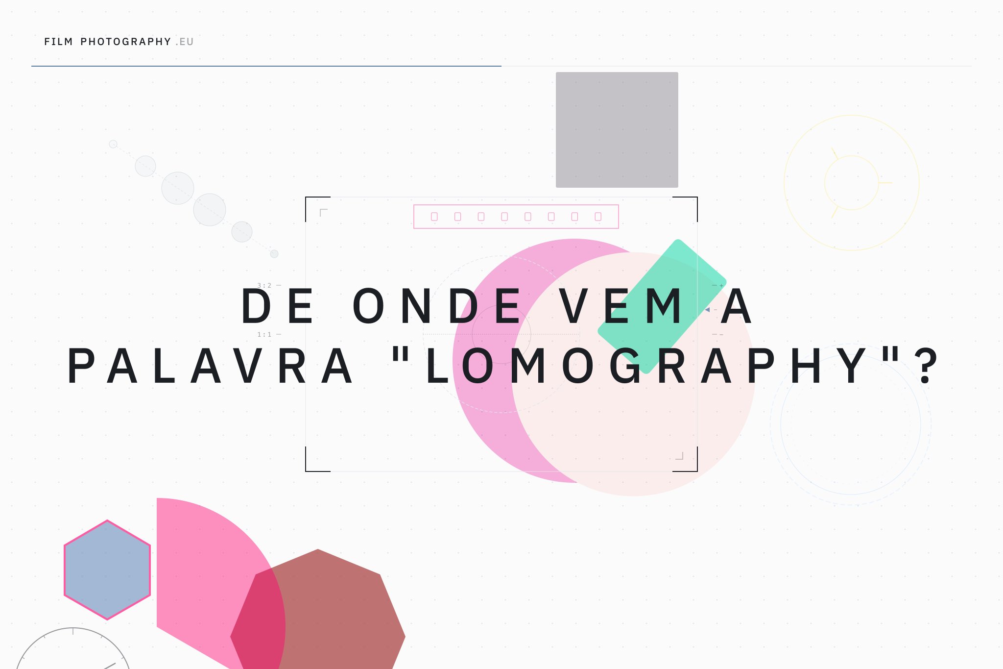De onde vem a palavra "Lomography"?