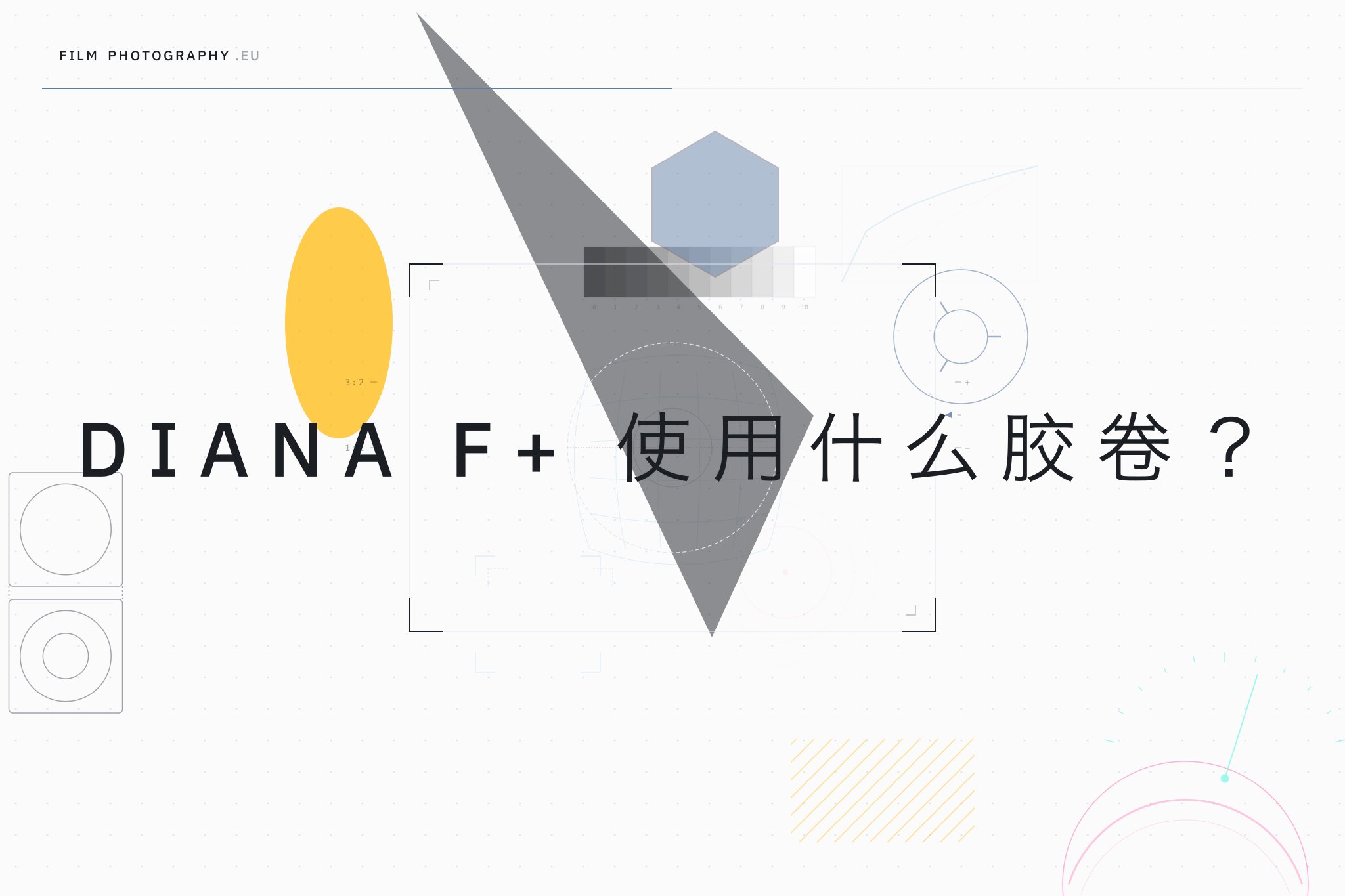 Diana F+ 使用什么胶卷?