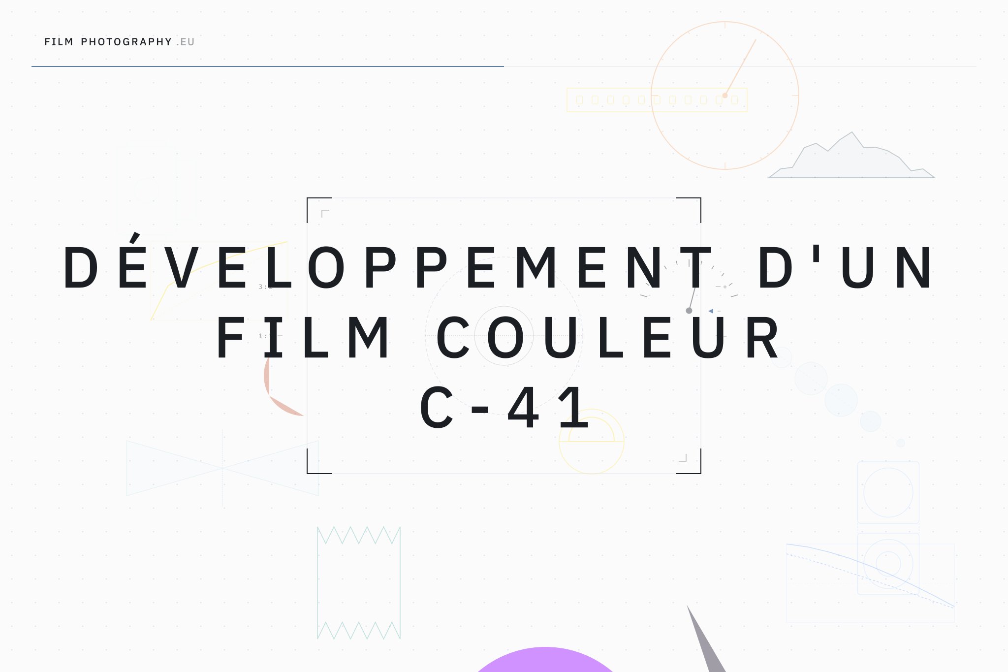 Développement d'un film couleur C-41
