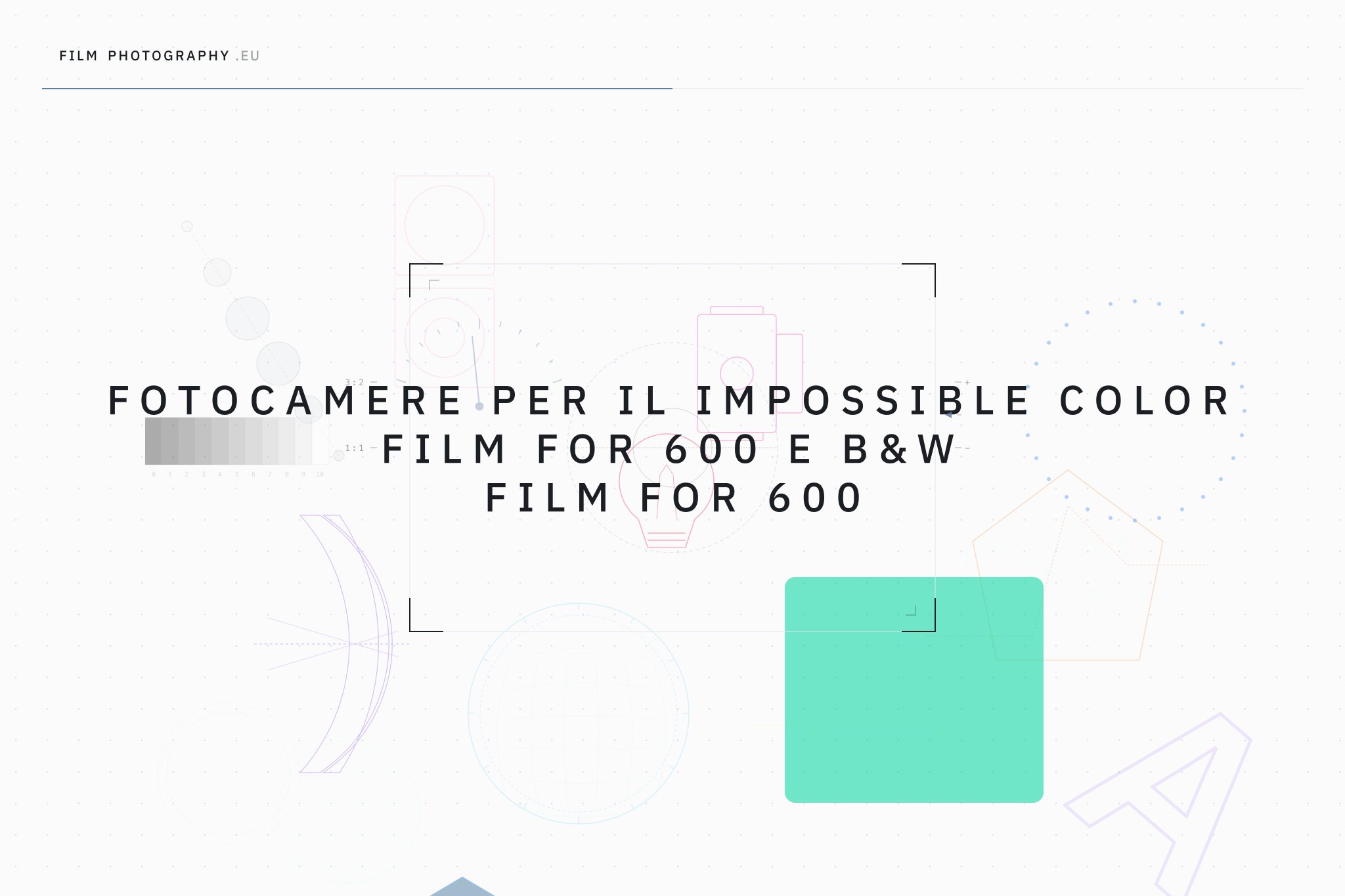 Fotocamere per il Impossible Color Film for 600 e B&W Film for 600