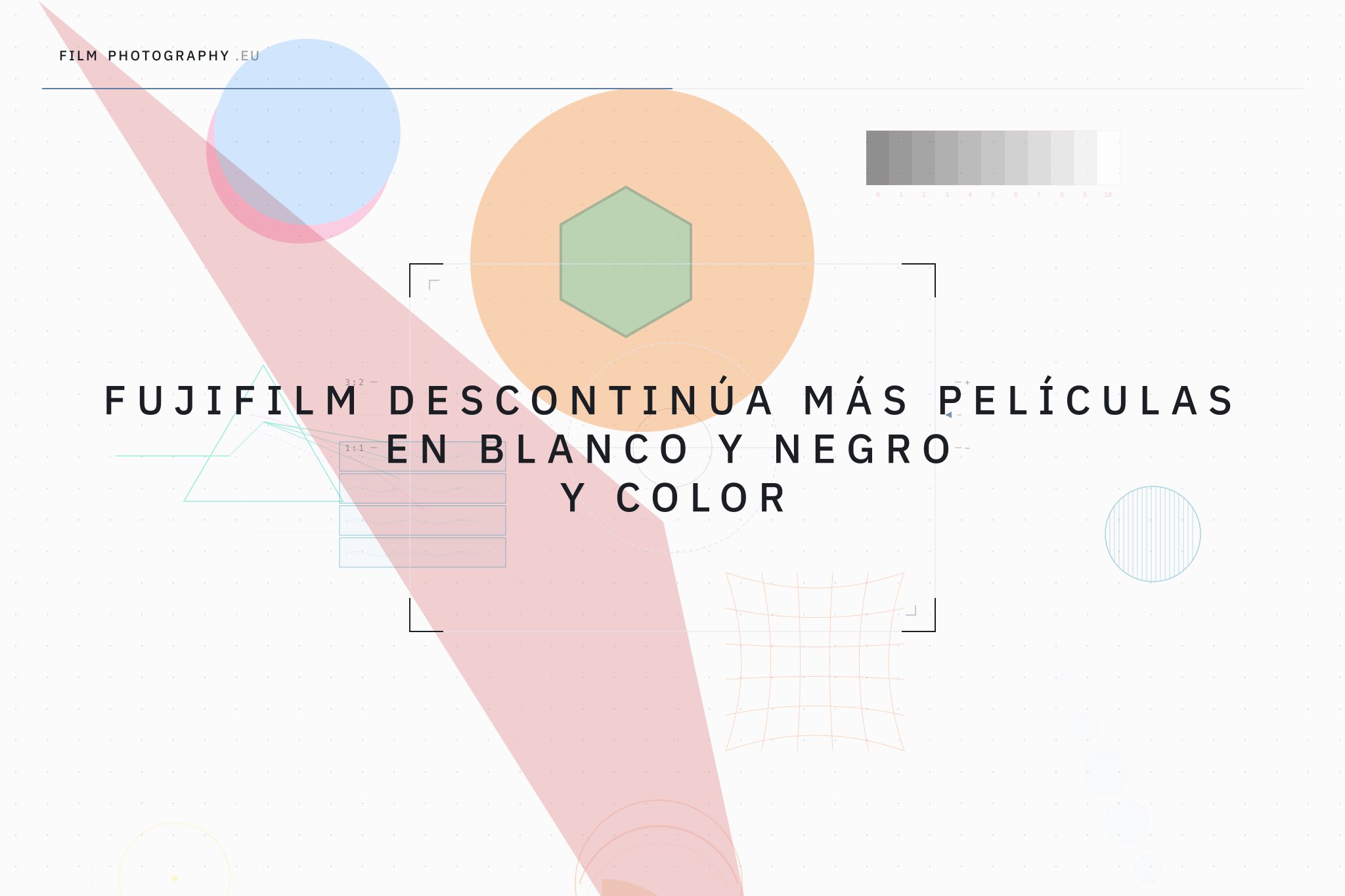 Fujifilm descontinúa más películas en blanco y negro y color