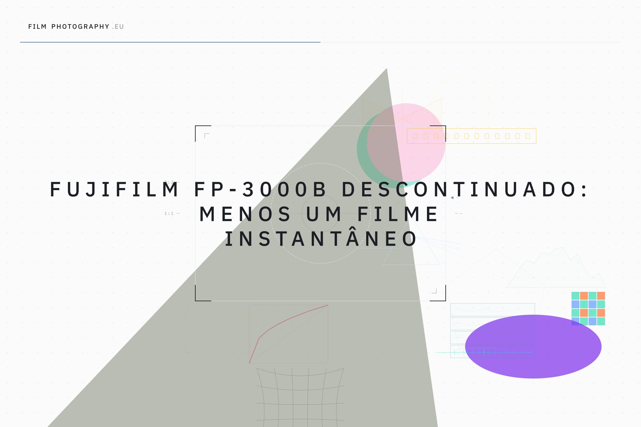 Fujifilm FP-3000B Descontinuado: Menos um Filme Instantâneo
