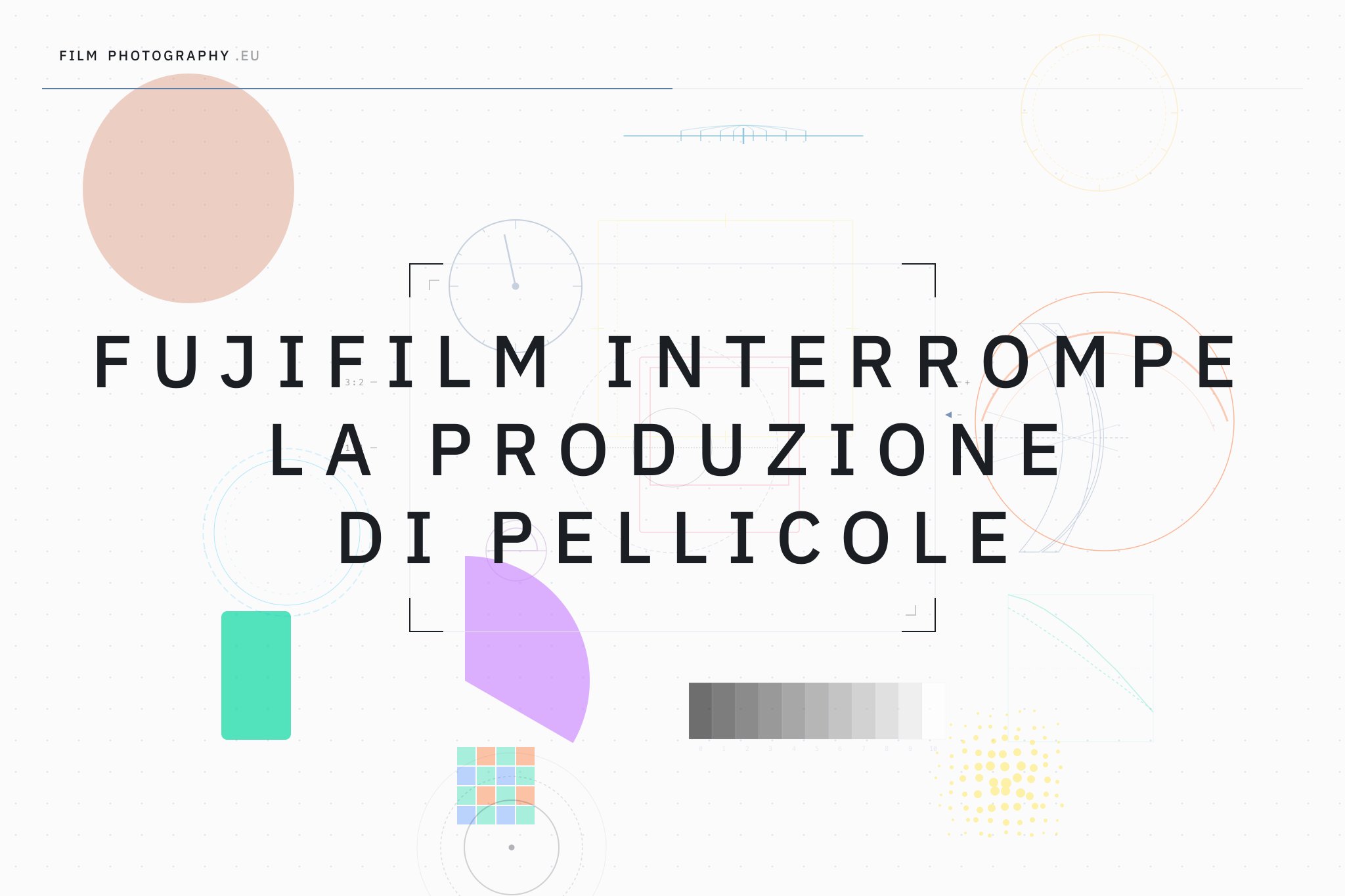 Fujifilm interrompe la produzione di pellicole