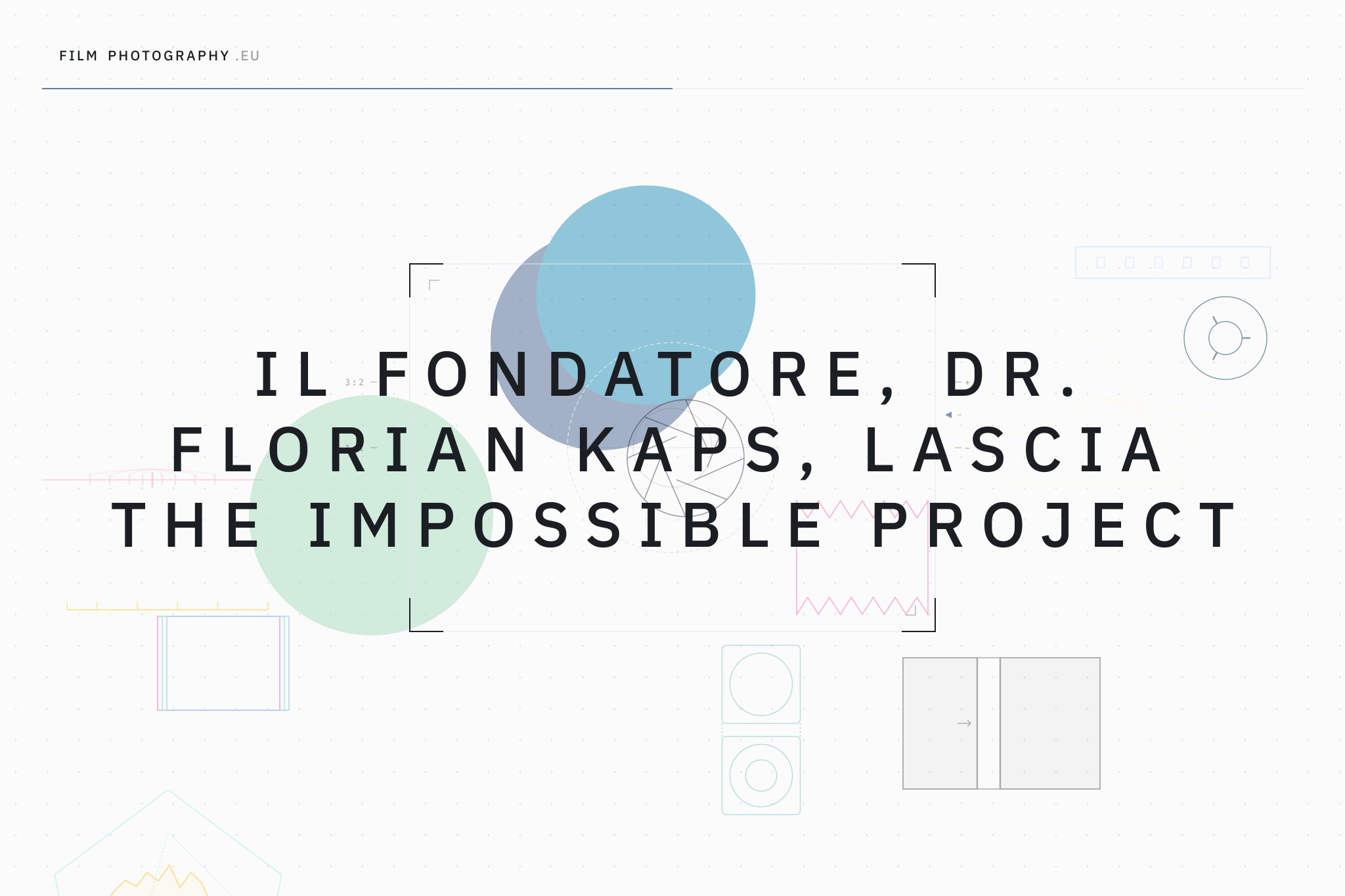 Il fondatore, Dr. Florian Kaps, lascia The Impossible Project
