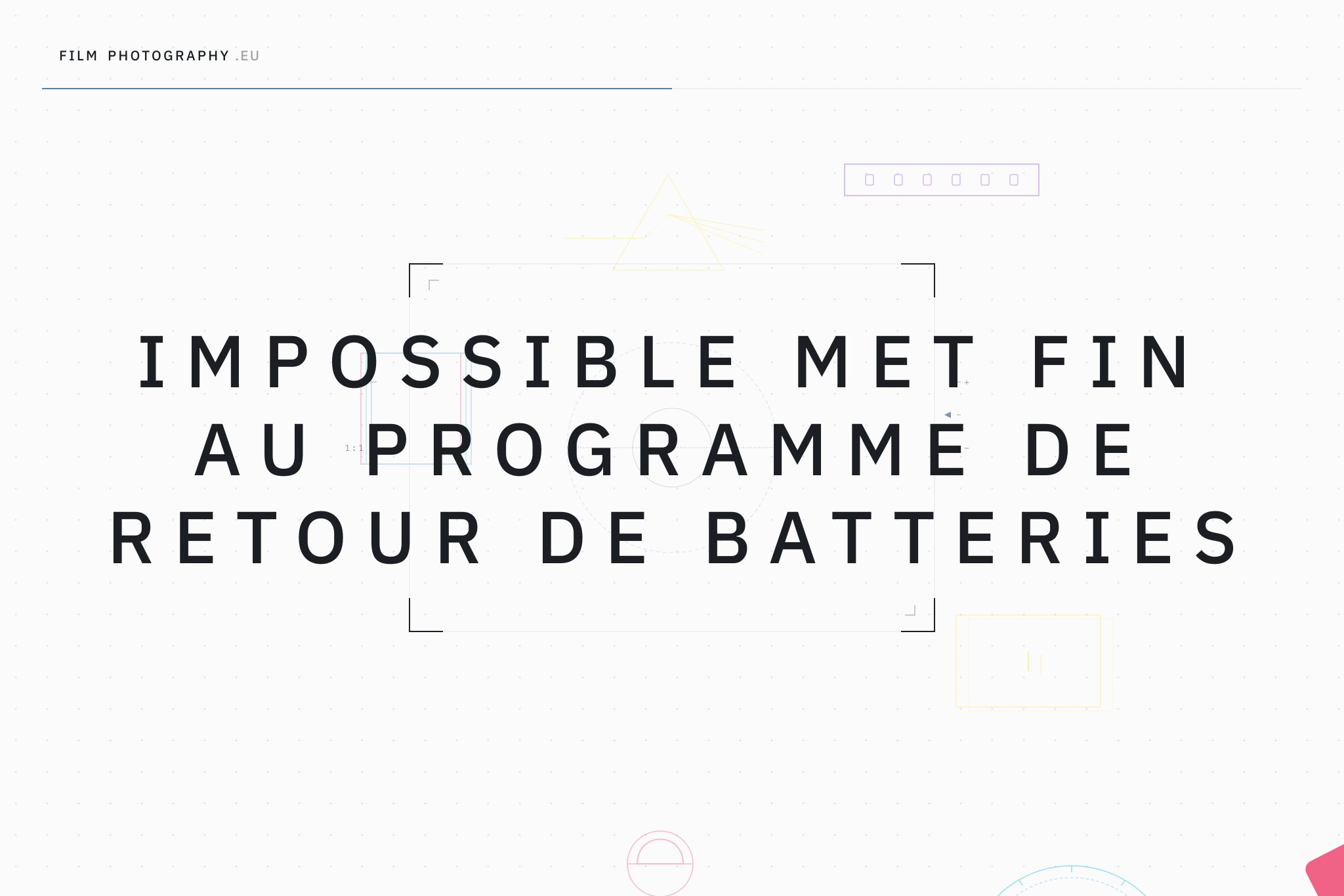 Impossible met fin au programme de retour de batteries