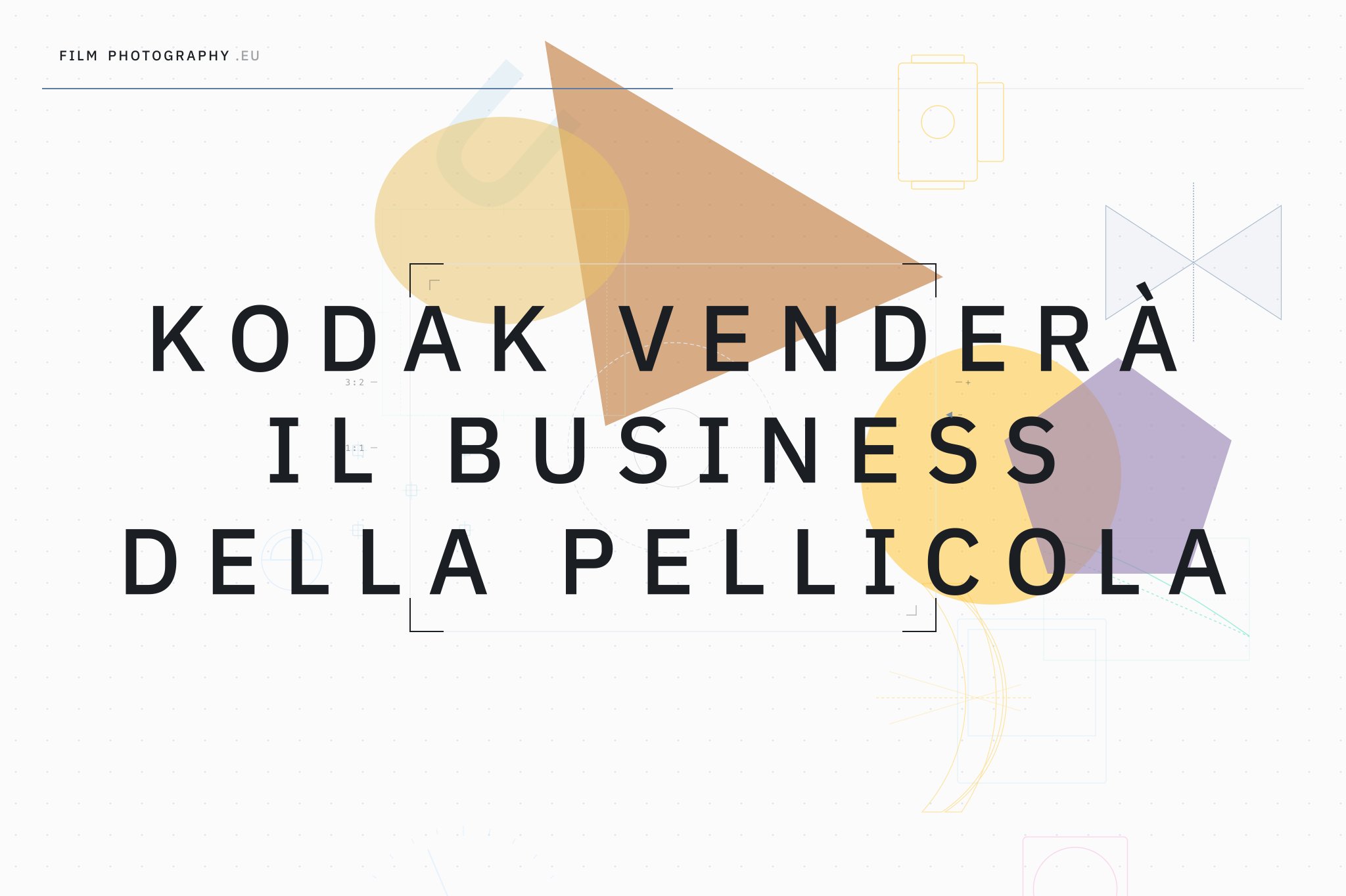 Kodak venderà il business della pellicola