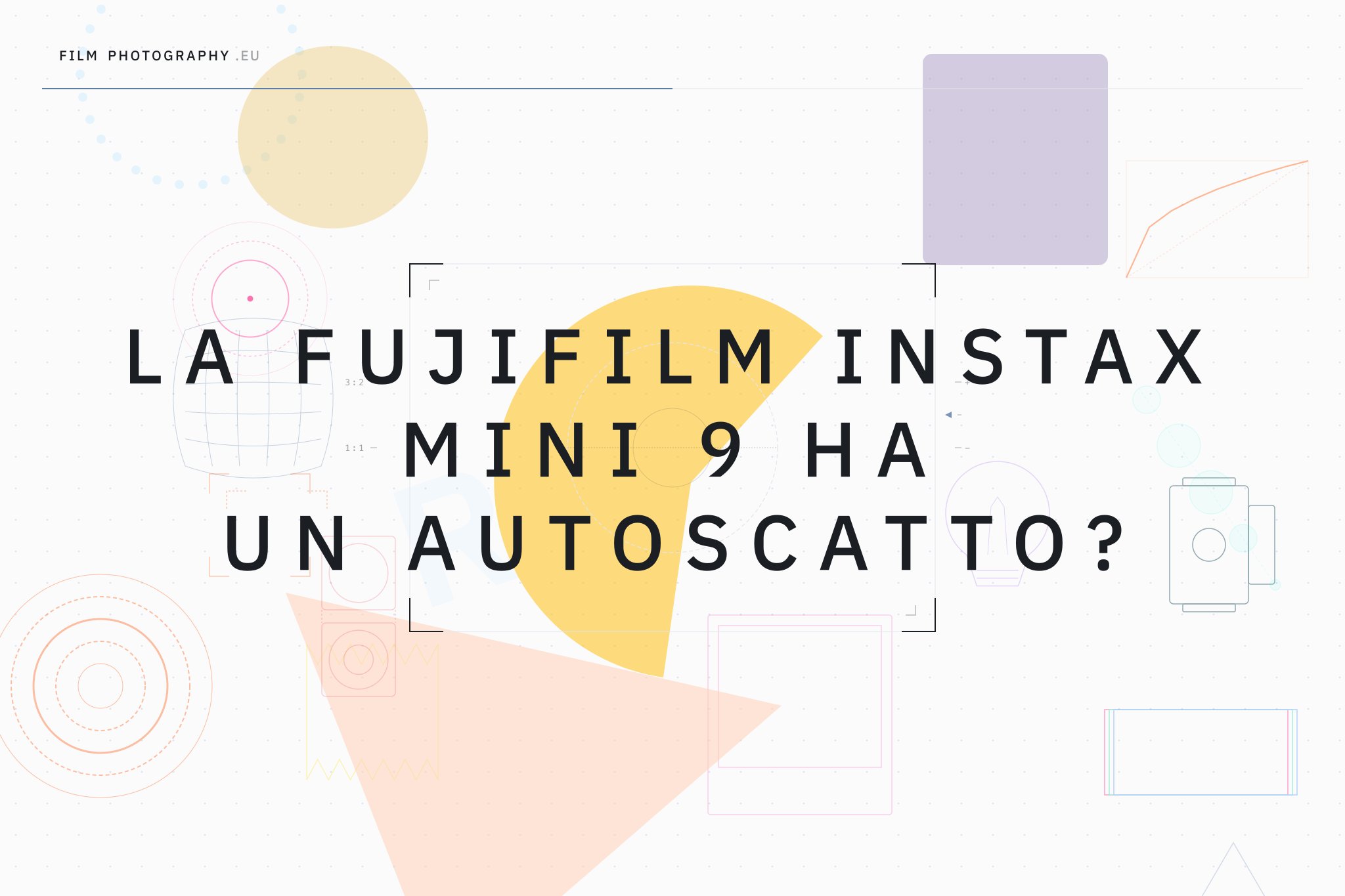 La Fujifilm Instax Mini 9 ha un autoscatto?