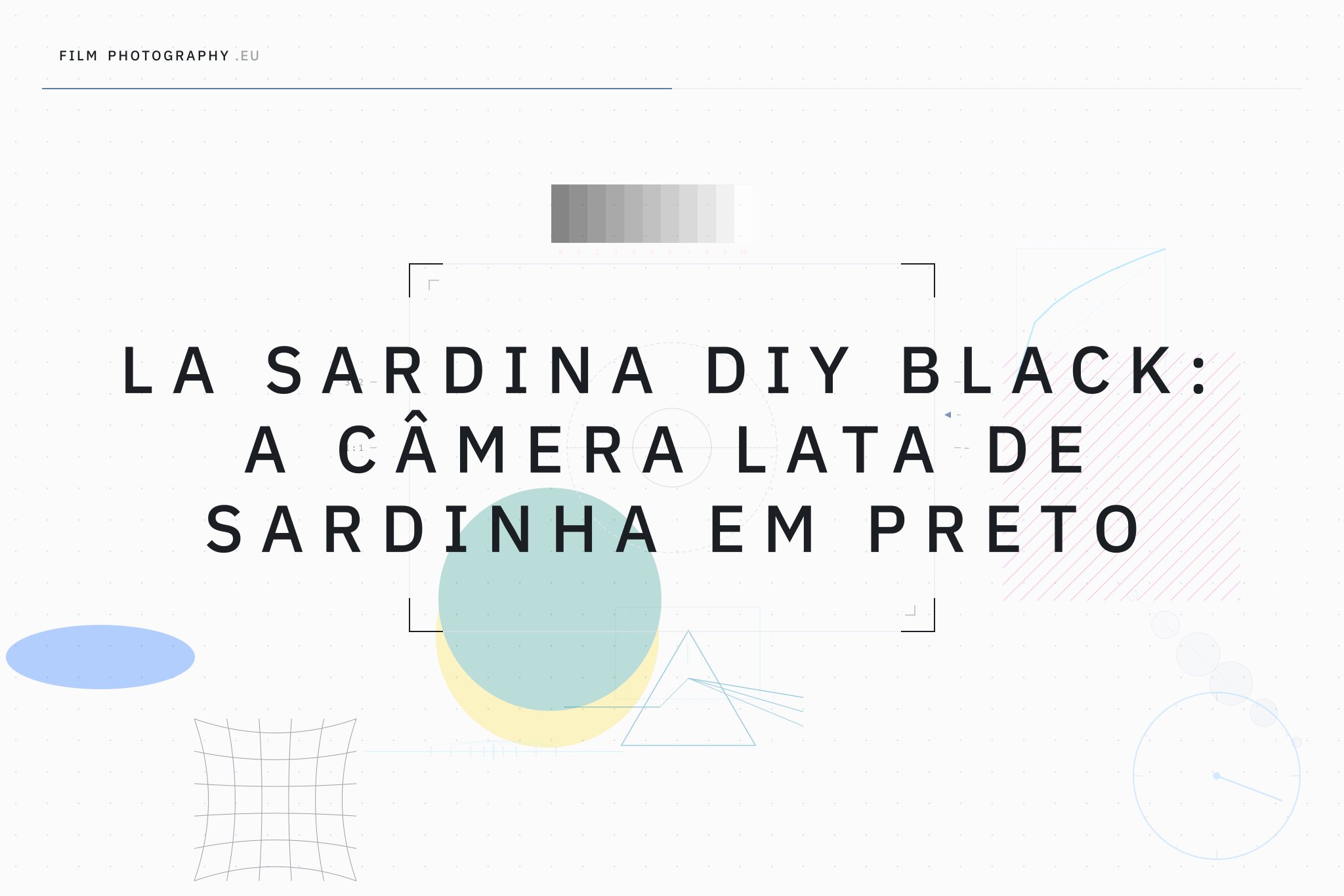 La Sardina DIY Black: A Câmera Lata de Sardinha em Preto