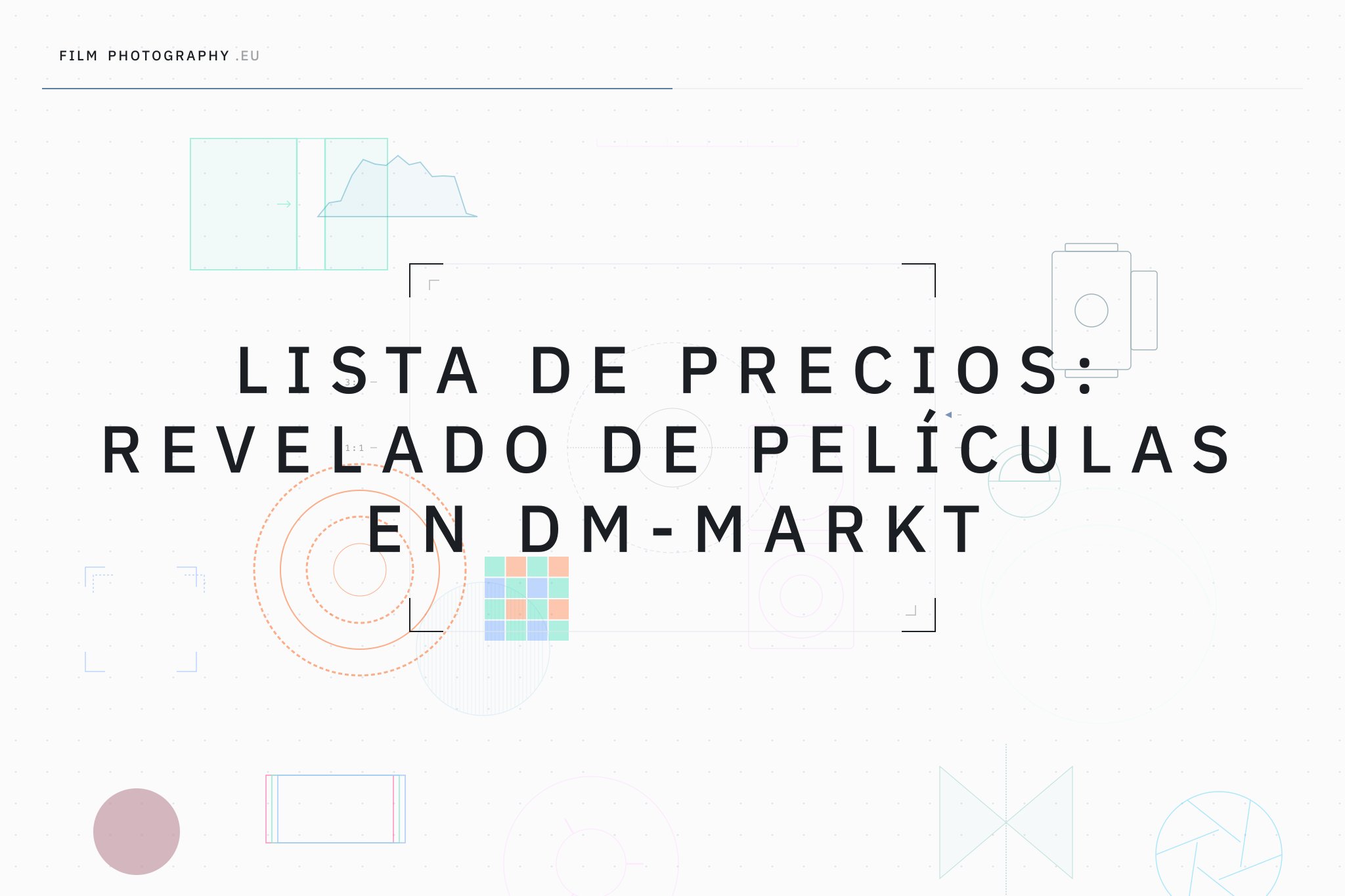 Lista de precios: Revelado de películas en DM-Markt