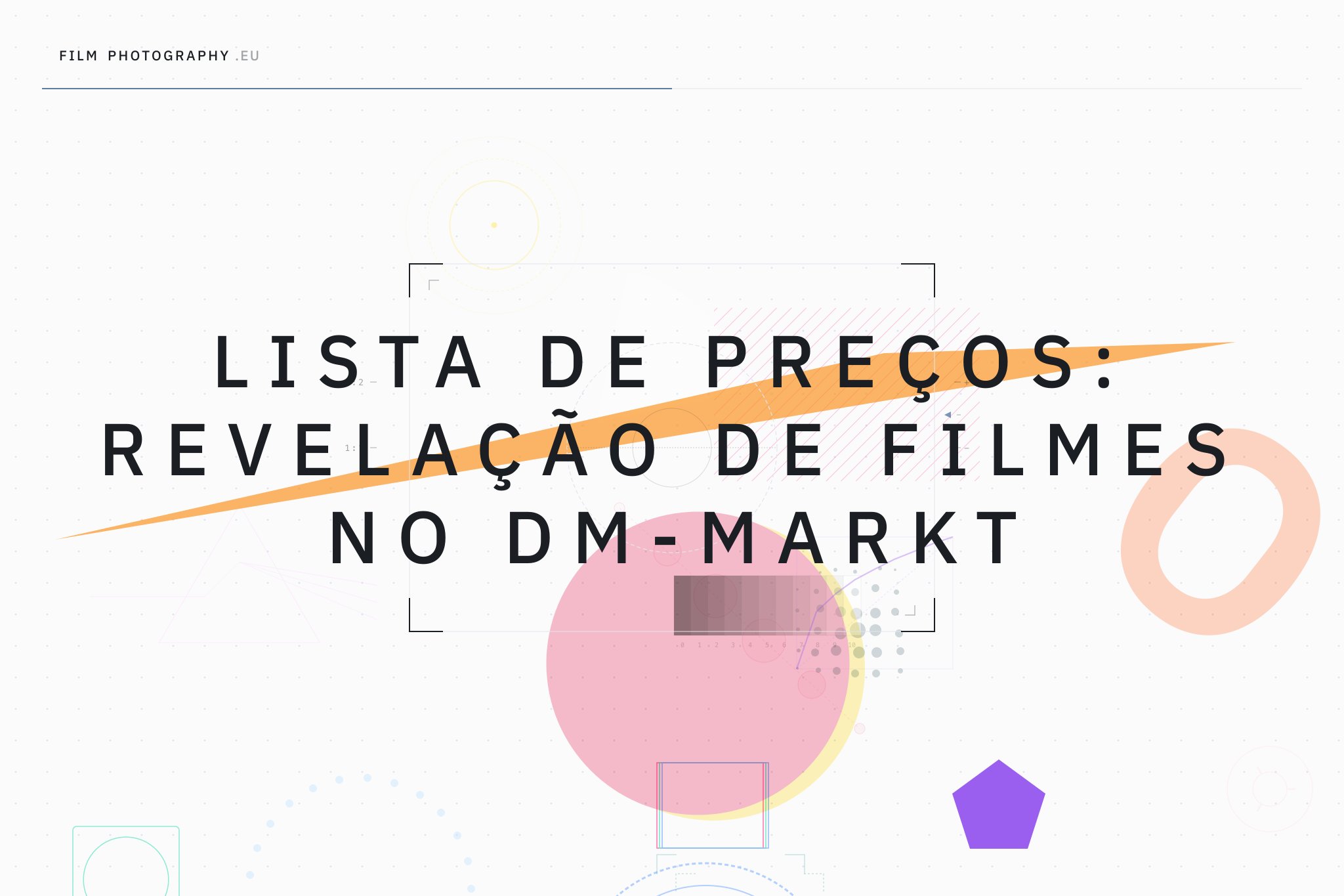 Lista de Preços: Revelação de Filmes no DM-Markt