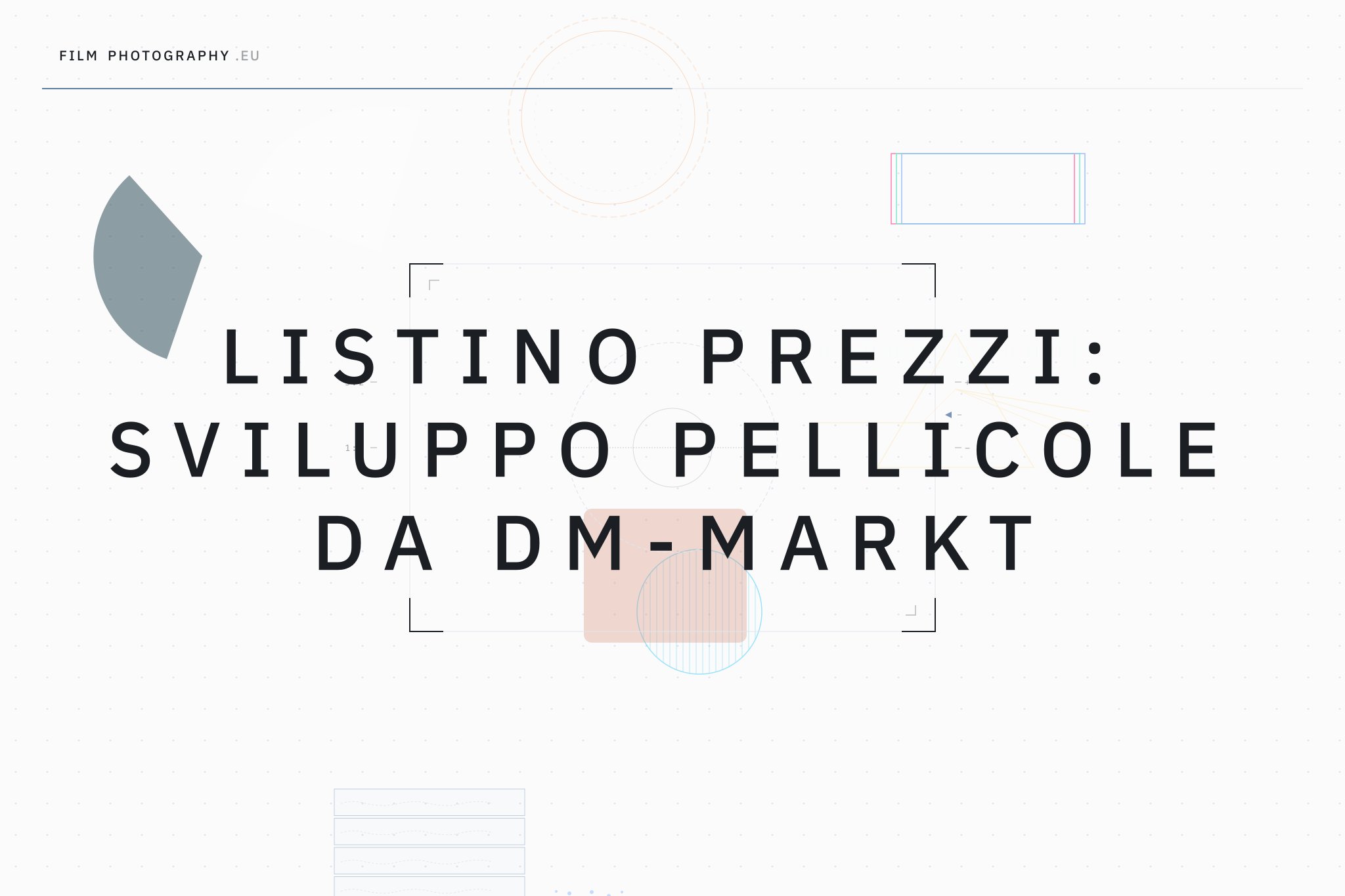 Listino prezzi: Sviluppo pellicole da DM-Markt