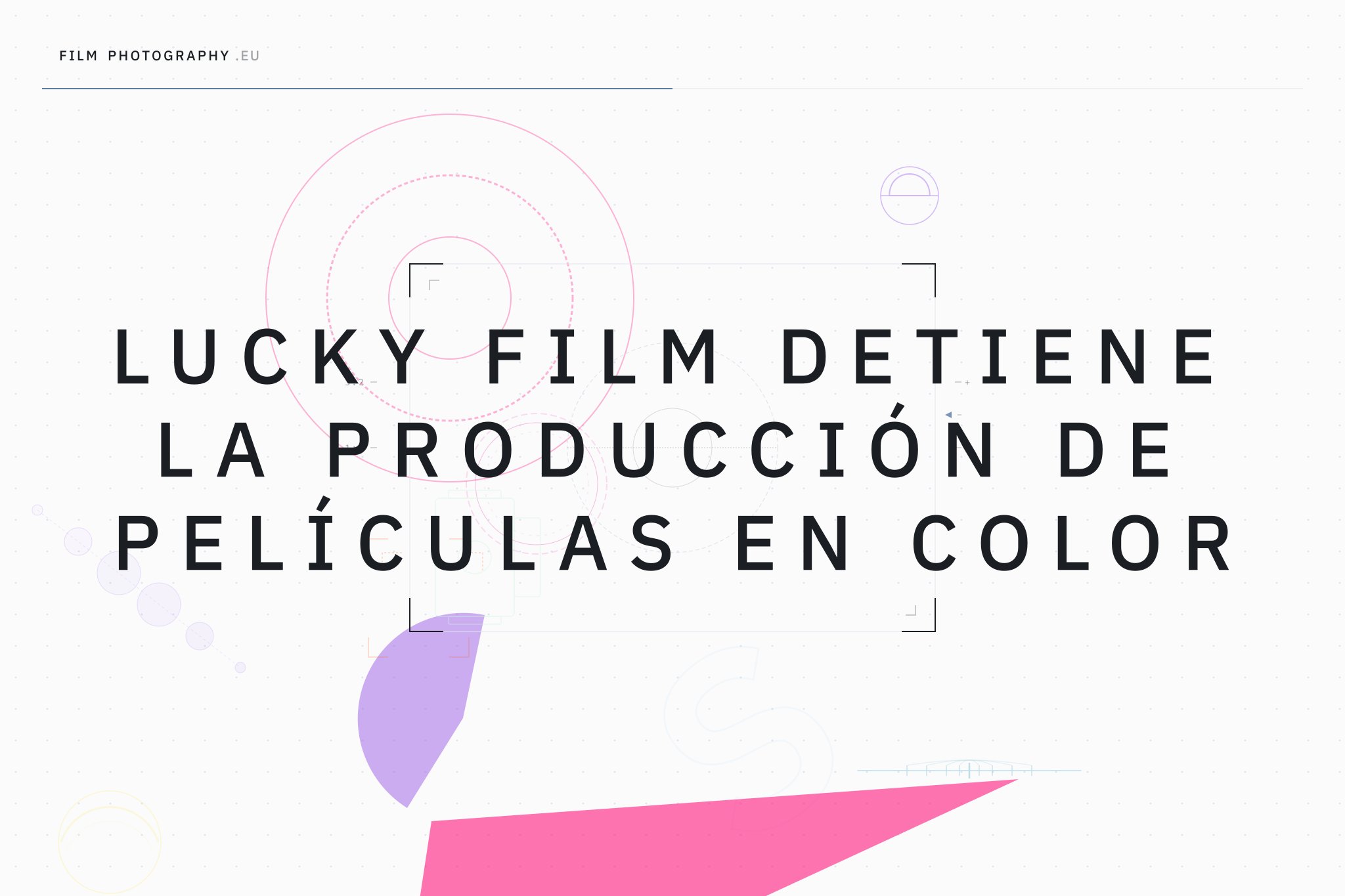 Lucky Film detiene la producción de películas en color
