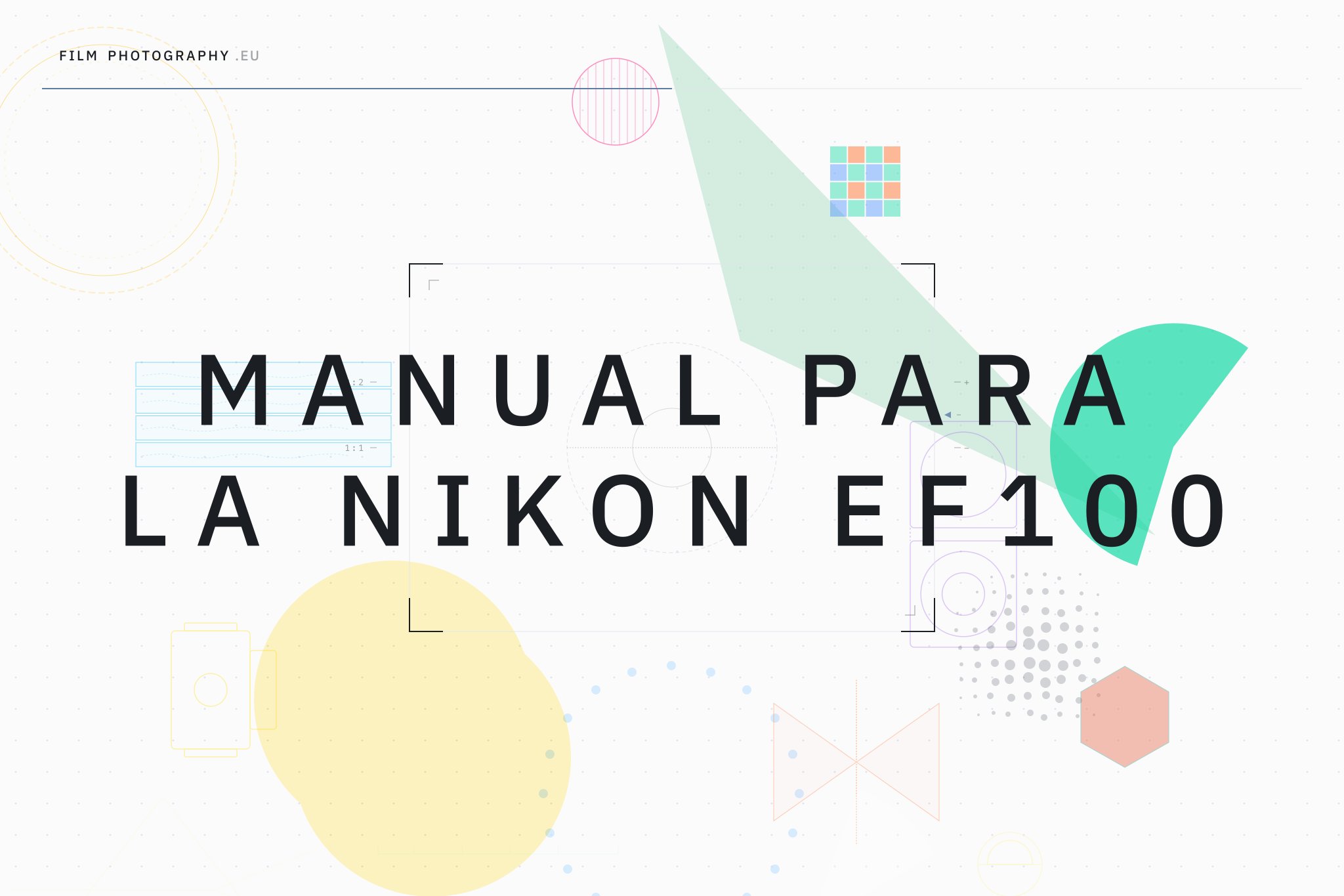 Manual para la Nikon EF100