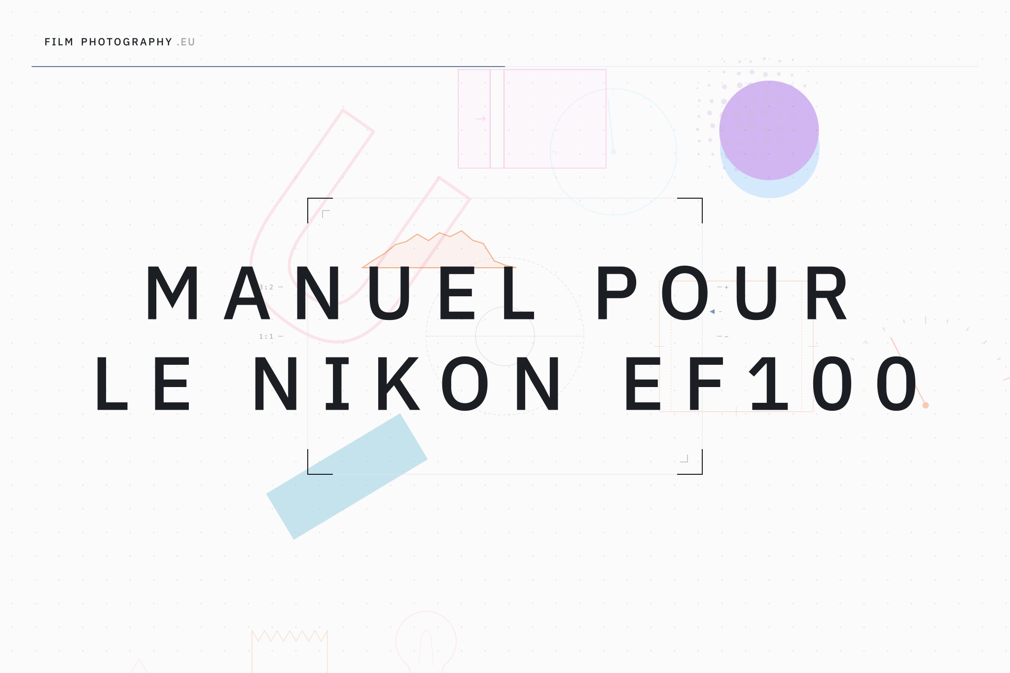 Manuel pour le Nikon EF100