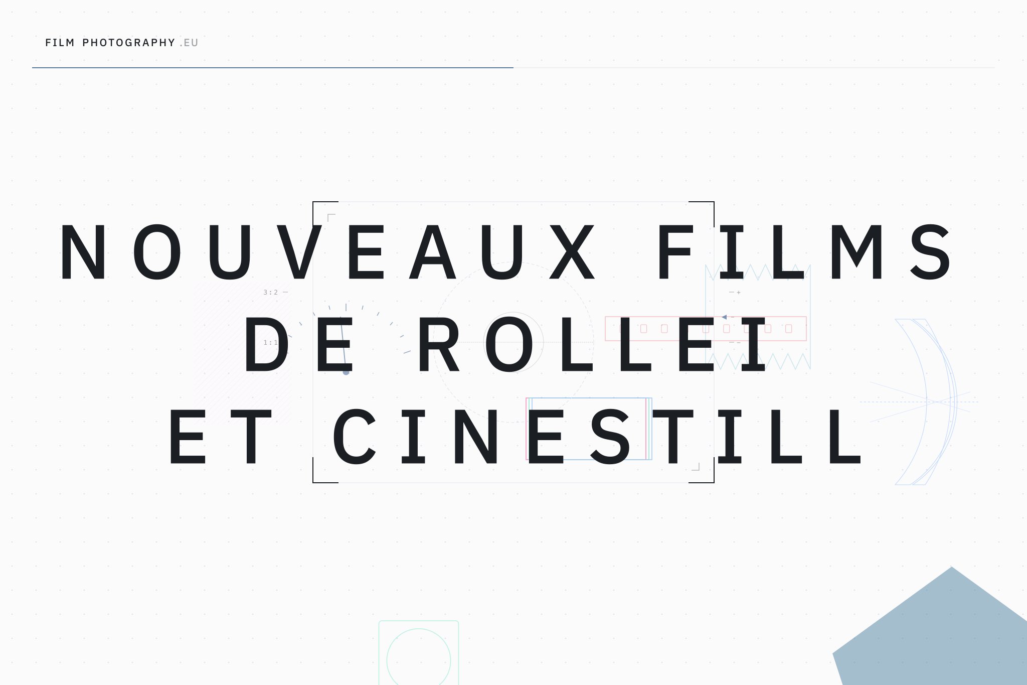 Nouveaux films de Rollei et Cinestill