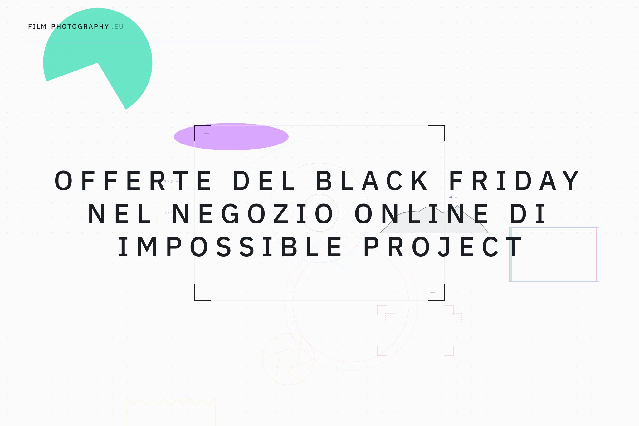 Offerte del Black Friday nel negozio online di Impossible Project
