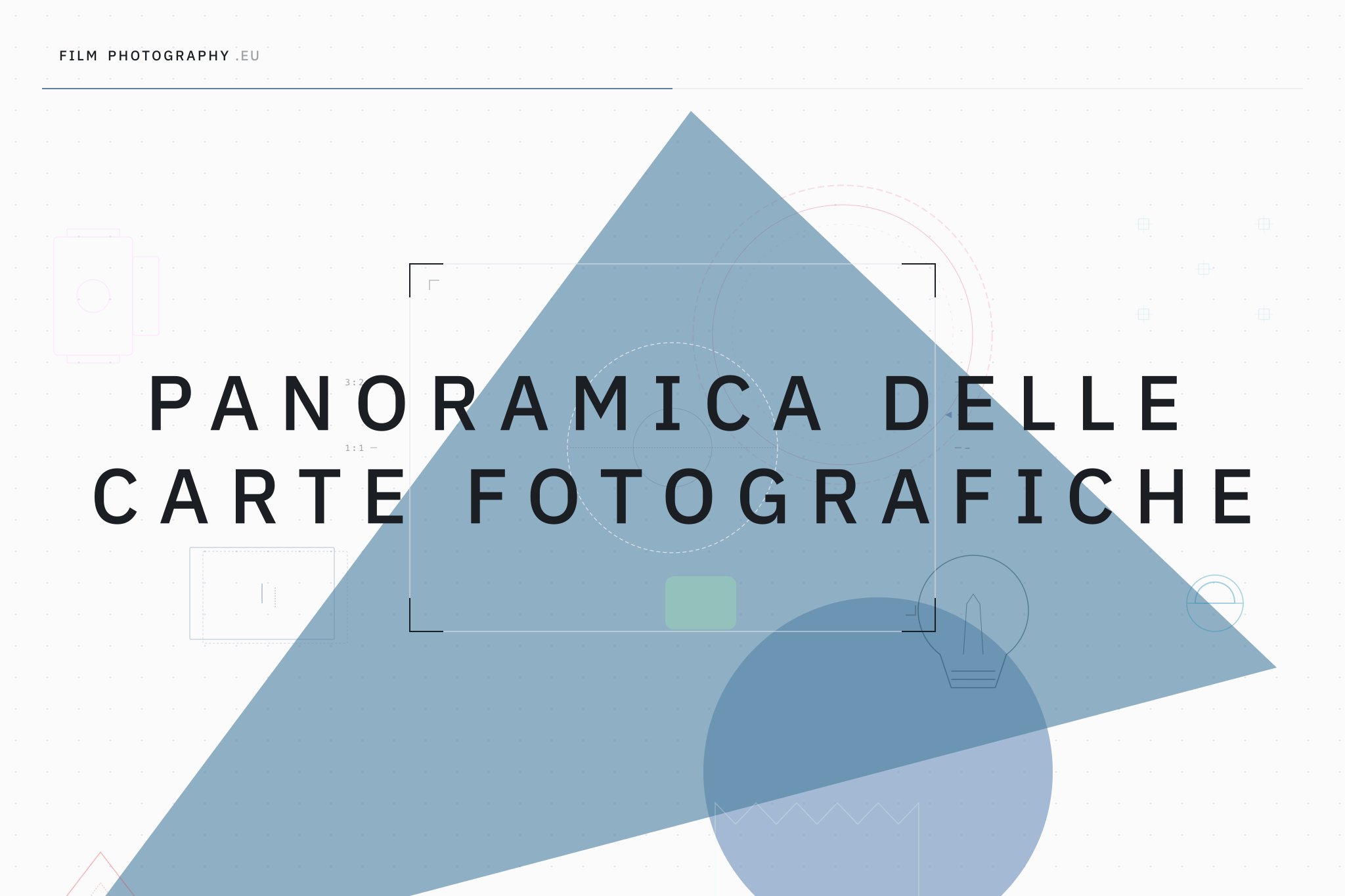 Panoramica delle carte fotografiche