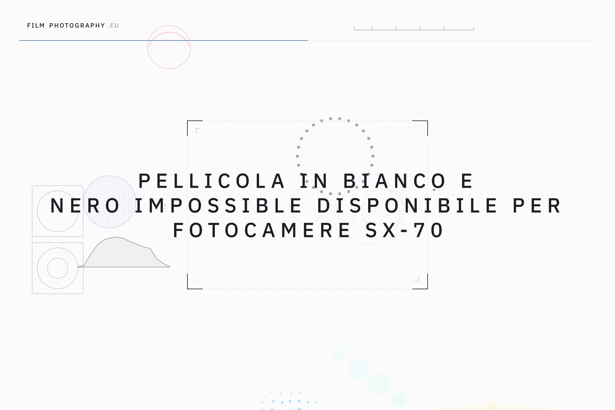Pellicola in bianco e nero Impossible disponibile per fotocamere SX-70