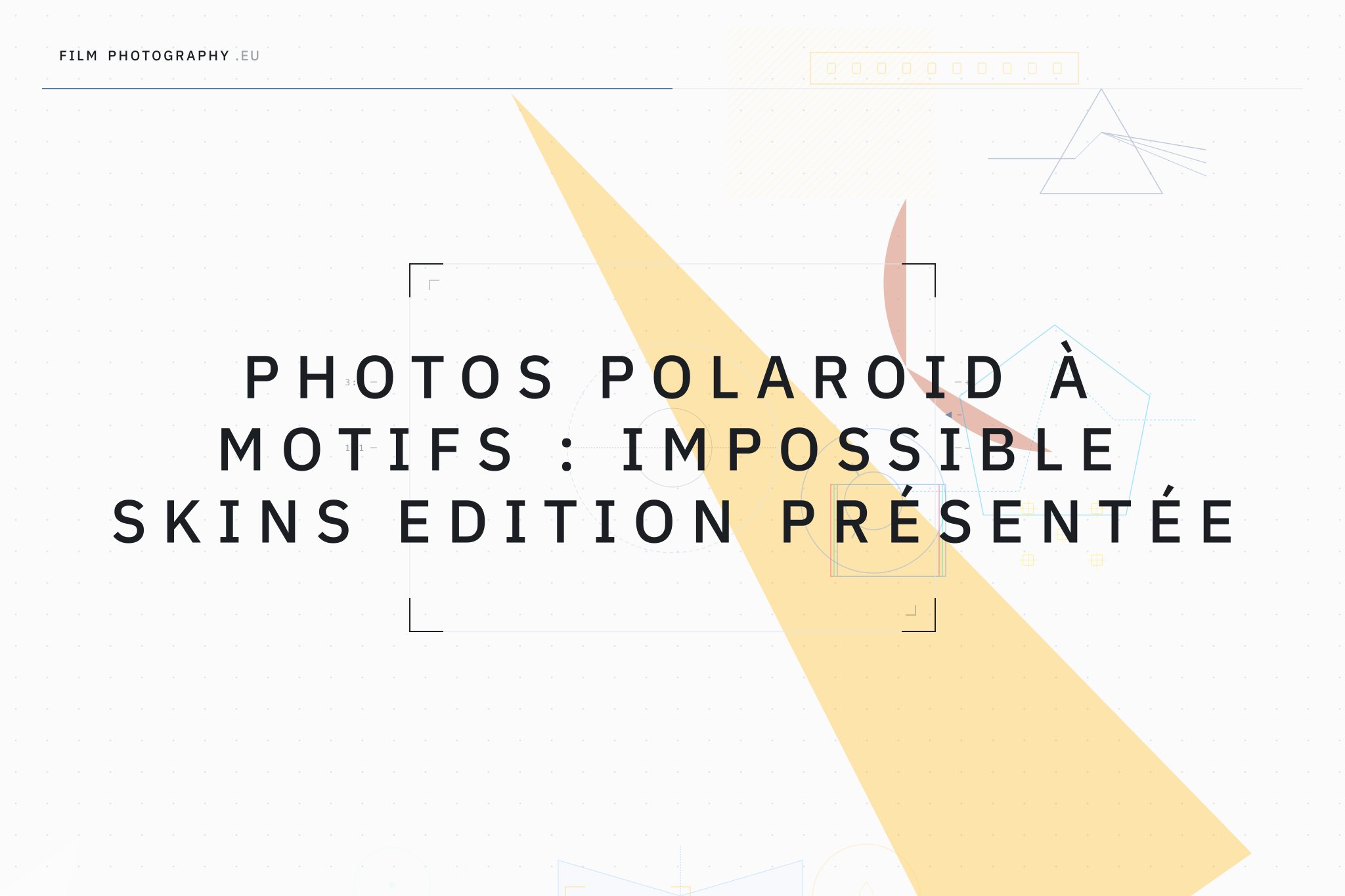 Photos Polaroid à motifs : Impossible Skins Edition présentée