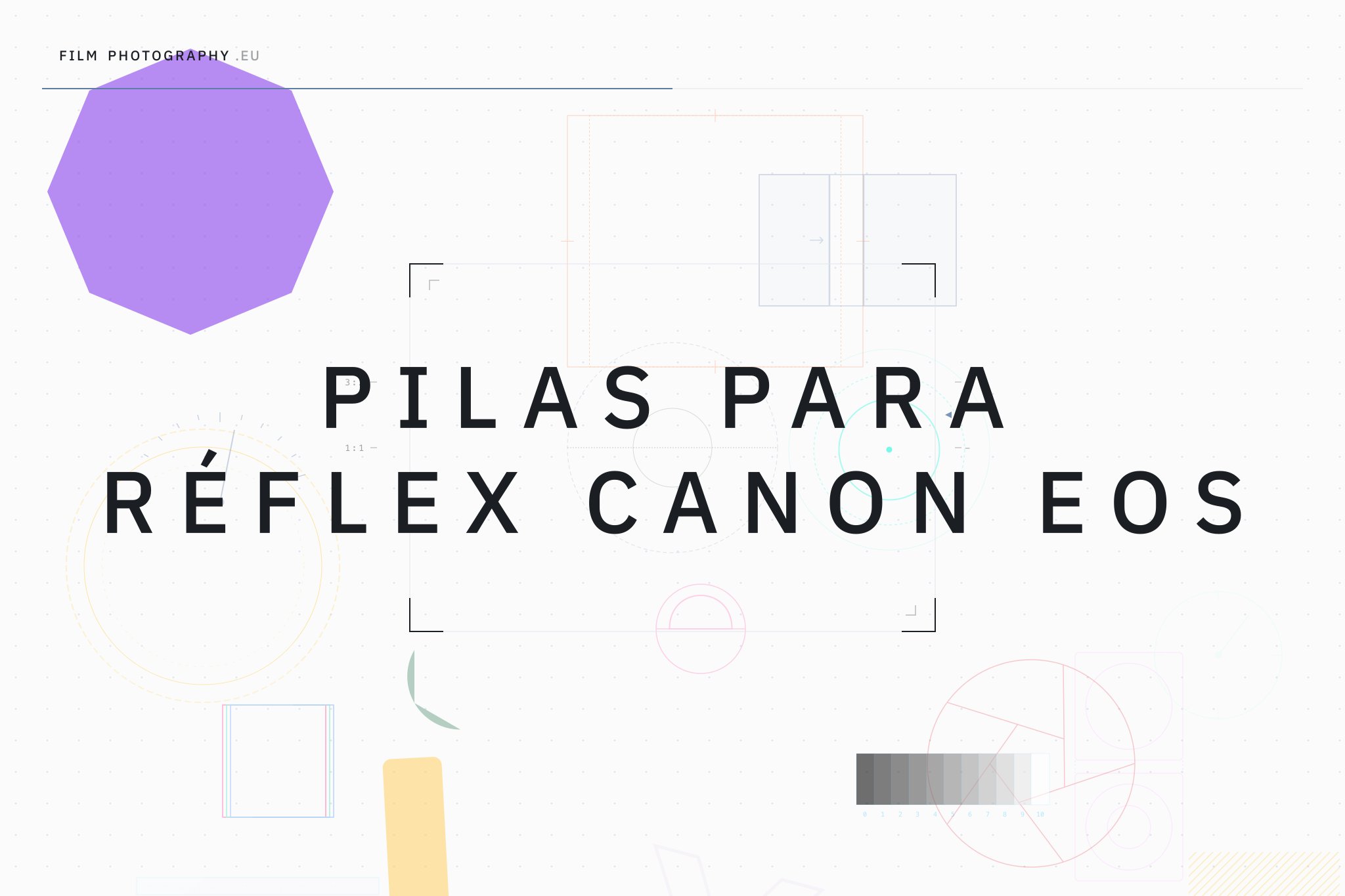 Pilas para réflex Canon EOS