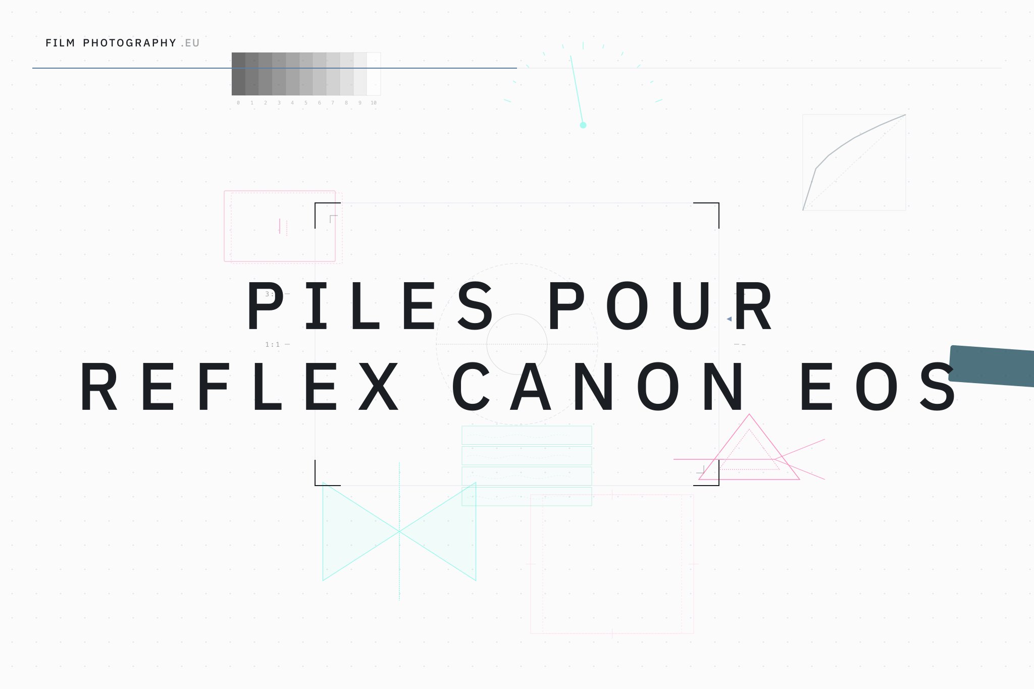 Piles pour reflex Canon EOS